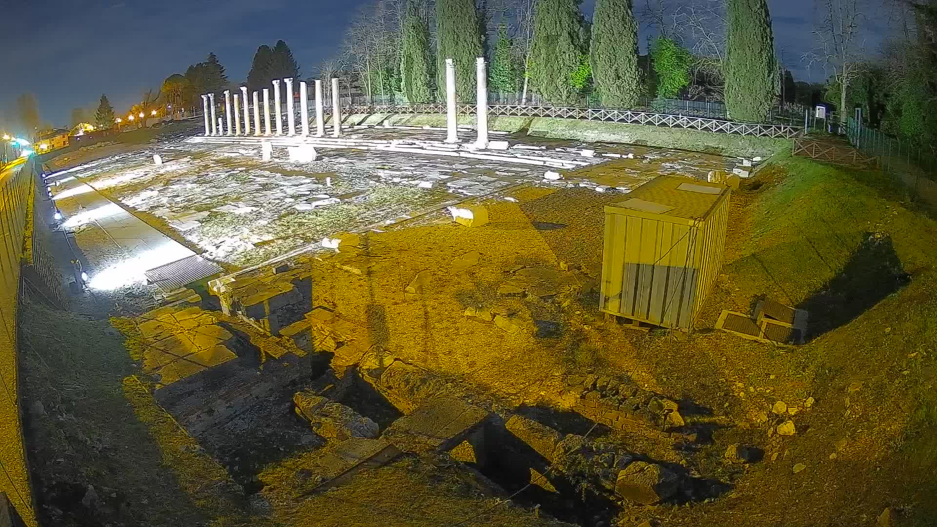 Webcam Forum Romanum von Aquileia – Liveblick auf das antike Zentrum