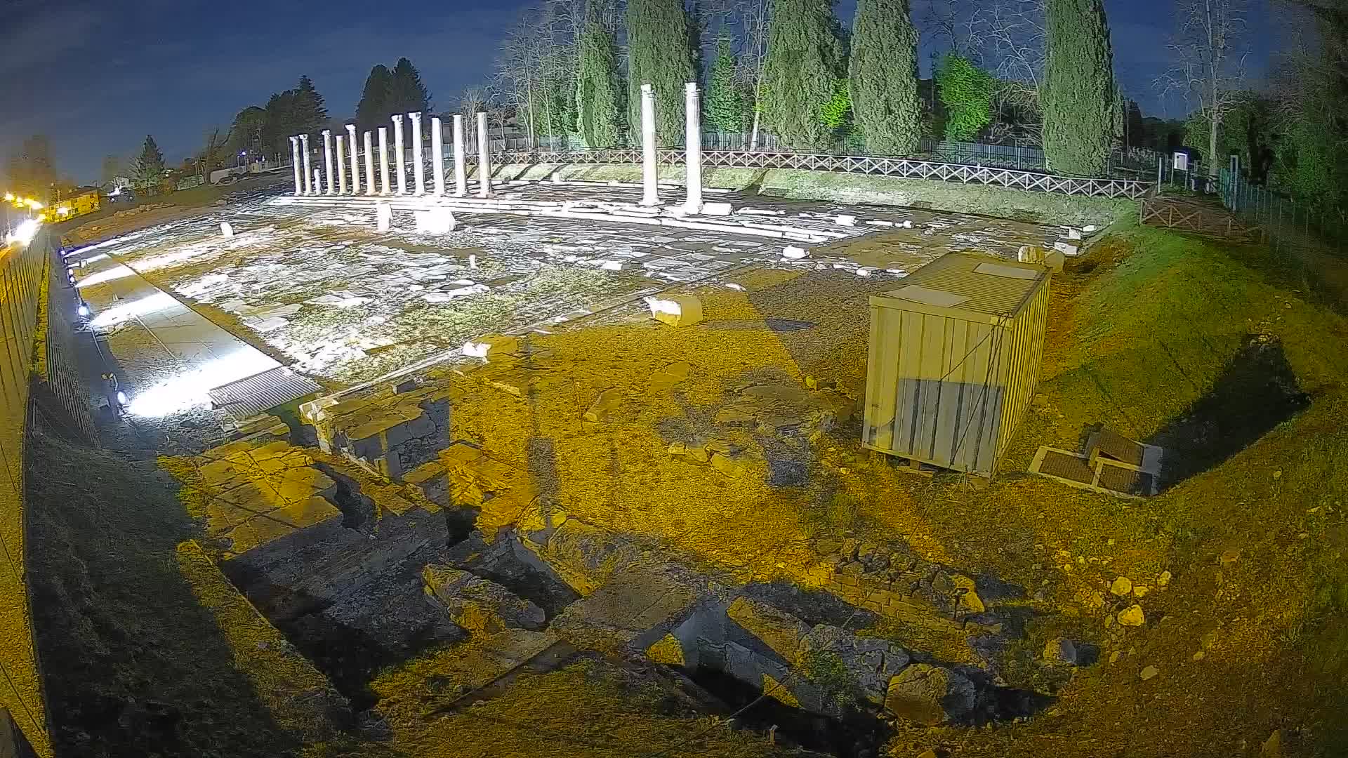 Webcam Foro Romano di Aquileia – Live View of the Ancient Roman Forum