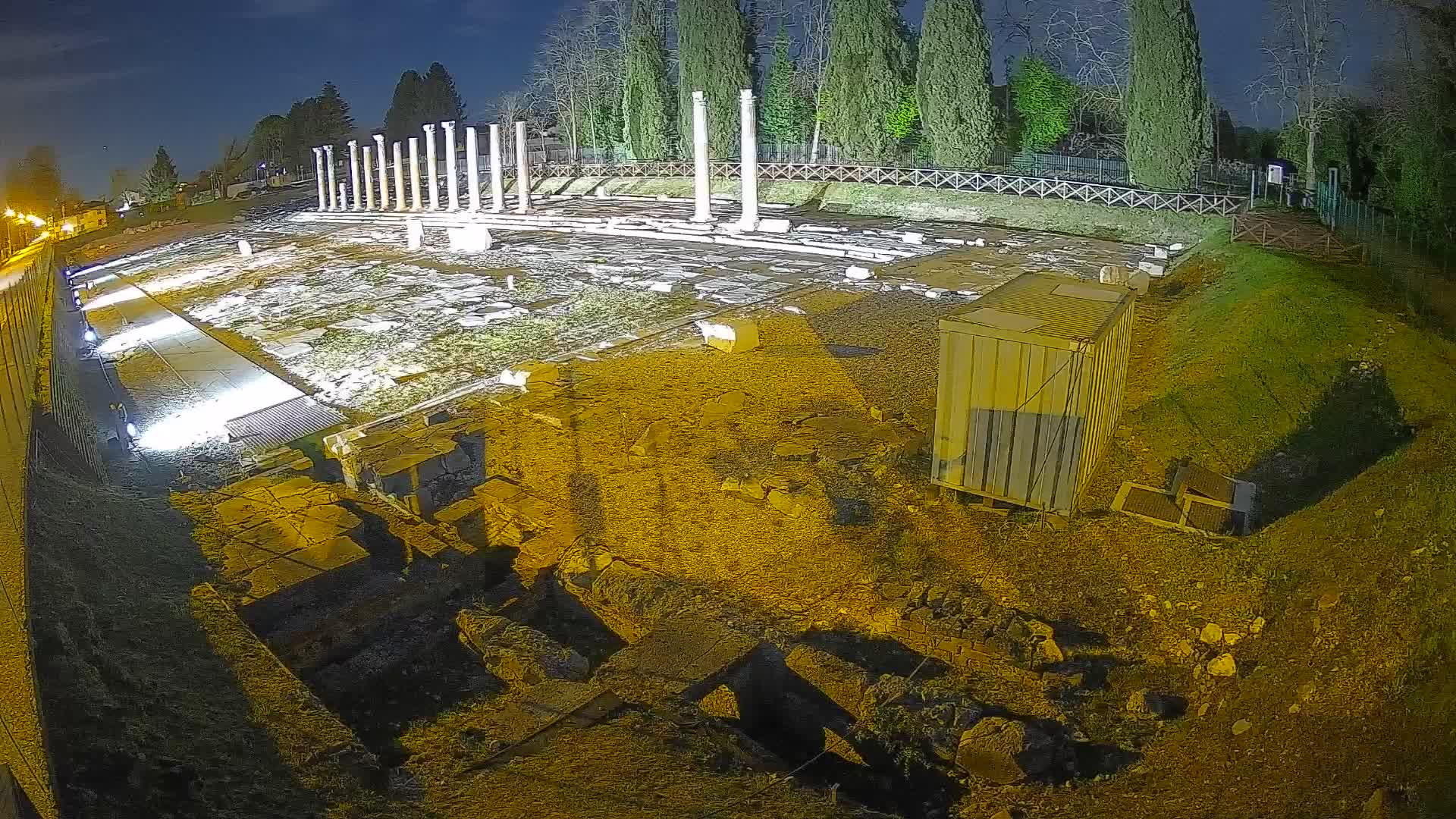 Webcam Forum Romanum von Aquileia – Liveblick auf das antike Zentrum