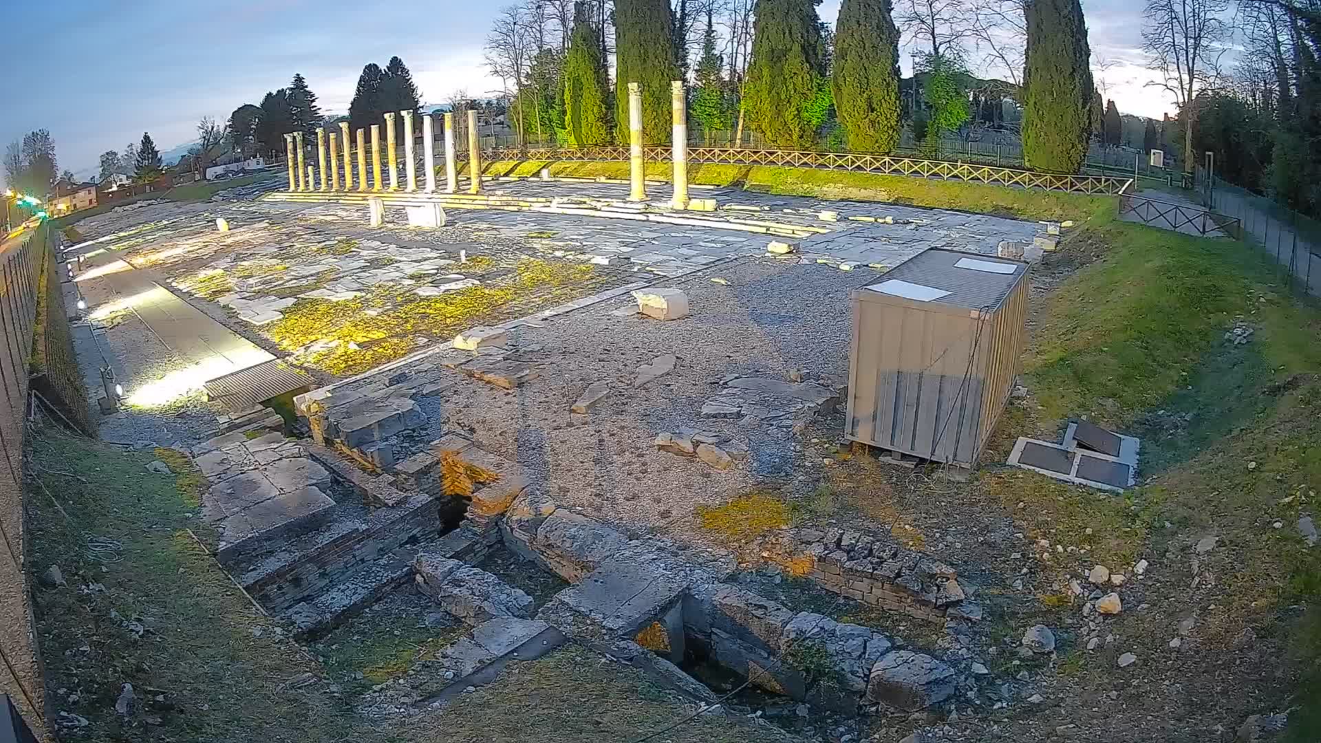 Webcam Forum Romanum von Aquileia – Liveblick auf das antike Zentrum