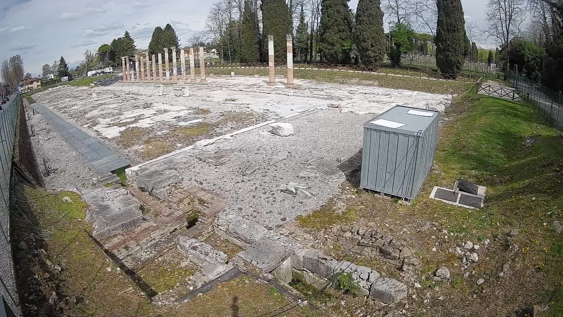 Webcam Forum Romanum von Aquileia – Liveblick auf das antike Zentrum