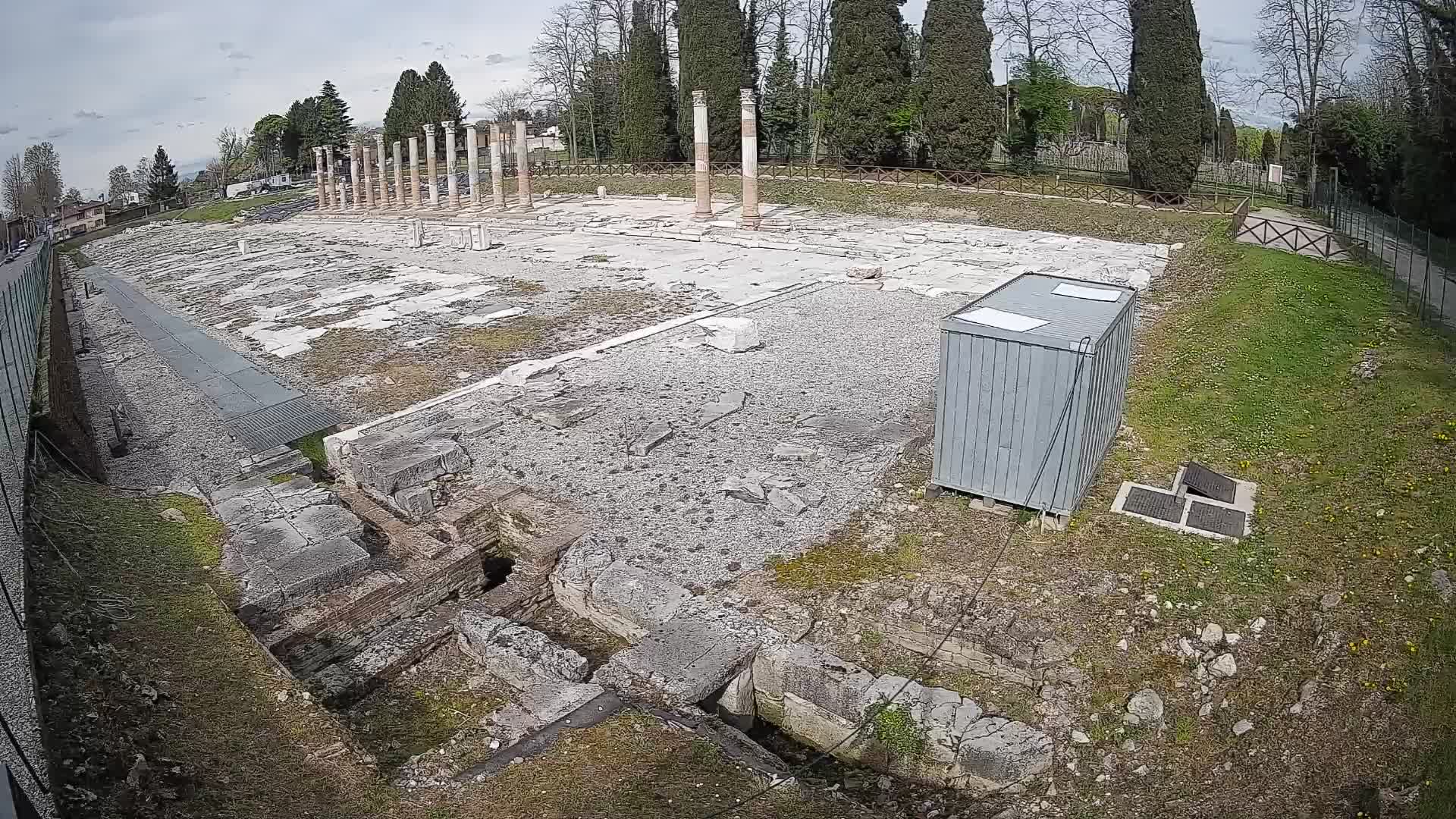 Webcam Forum Romanum von Aquileia – Liveblick auf das antike Zentrum
