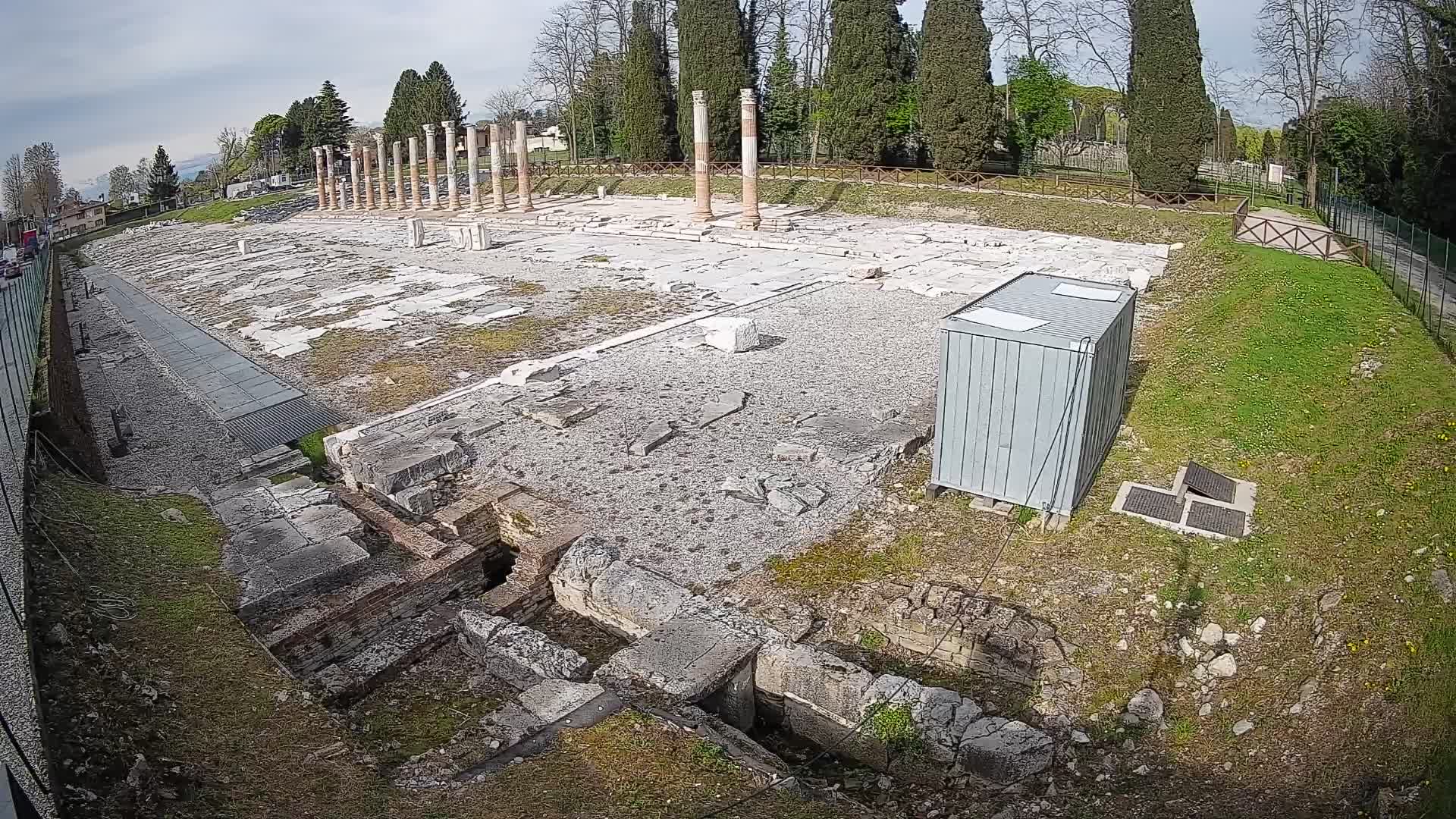 Webcam Foro Romano di Aquileia – Live View of the Ancient Roman Forum