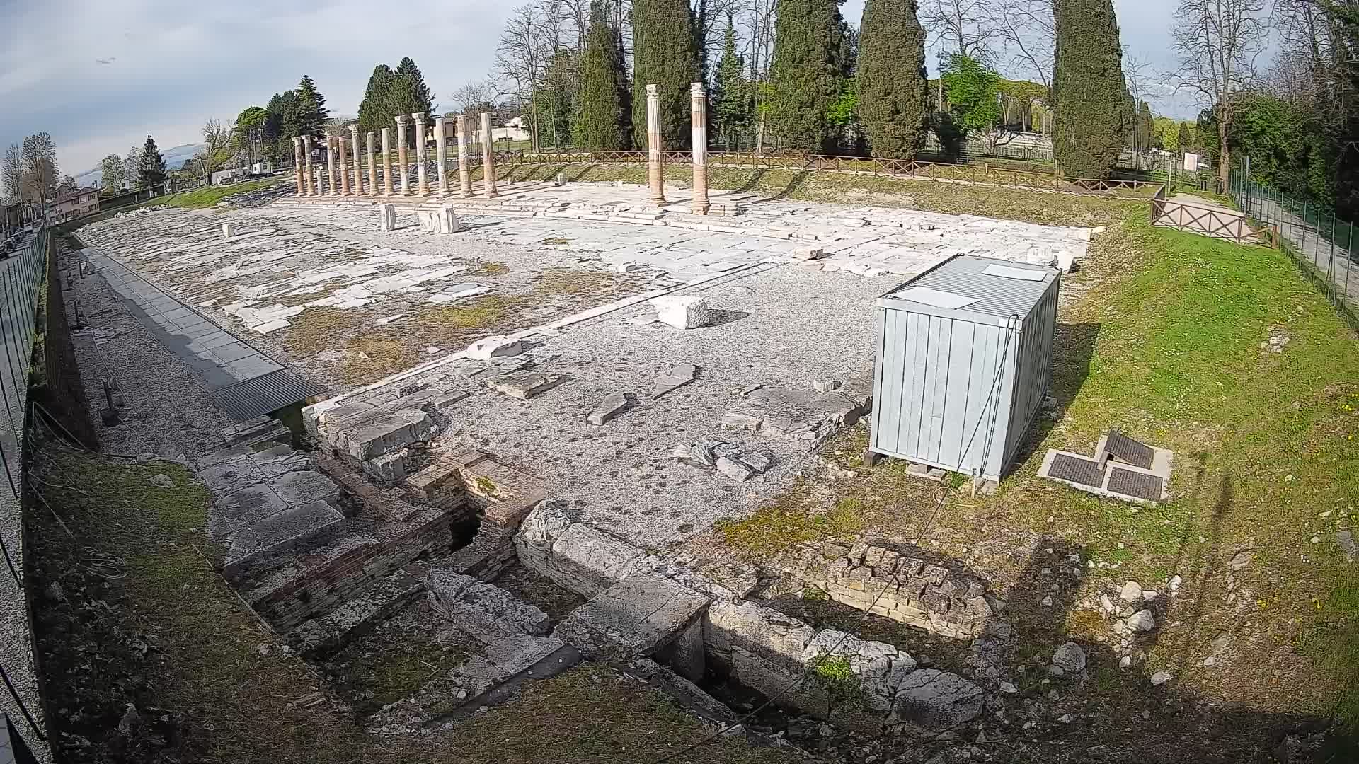Webcam Forum Romanum von Aquileia – Liveblick auf das antike Zentrum