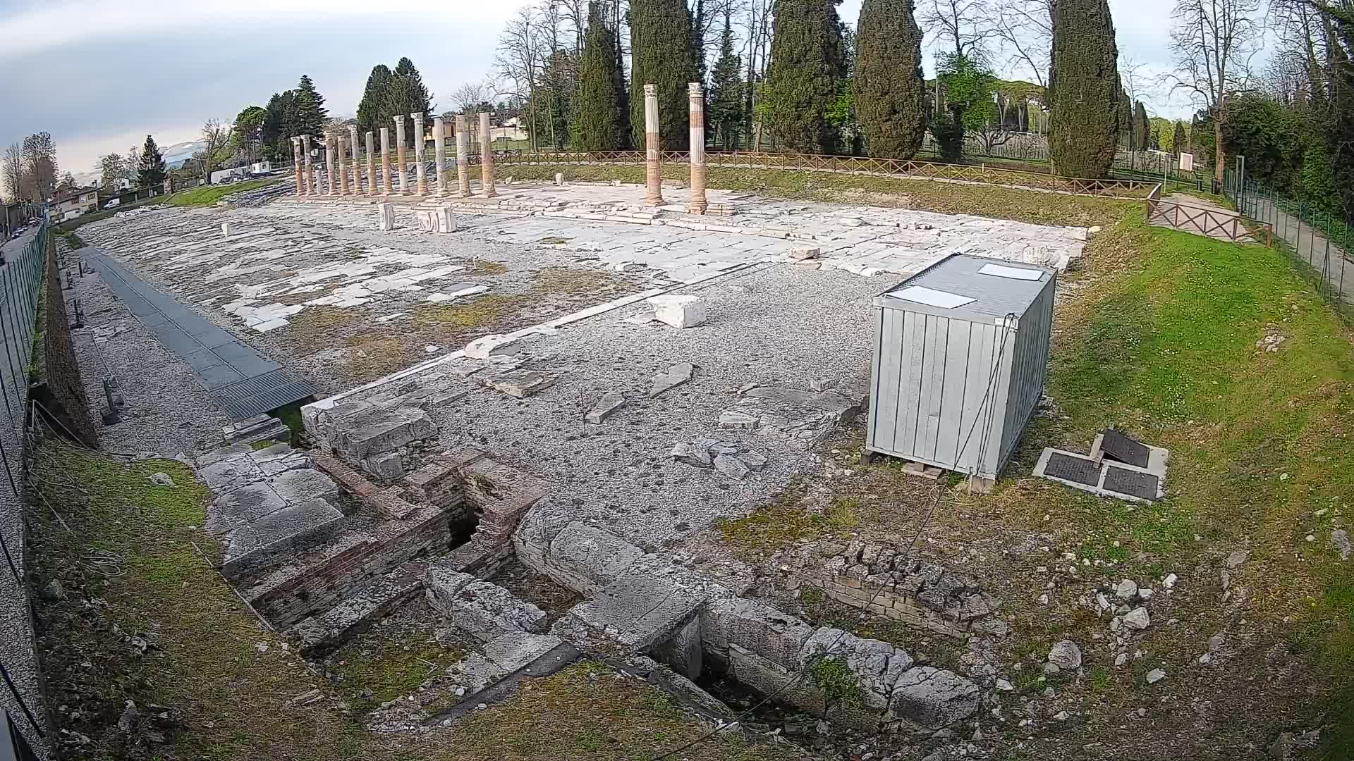 Webcam Foro Romano di Aquileia – Live View of the Ancient Roman Forum