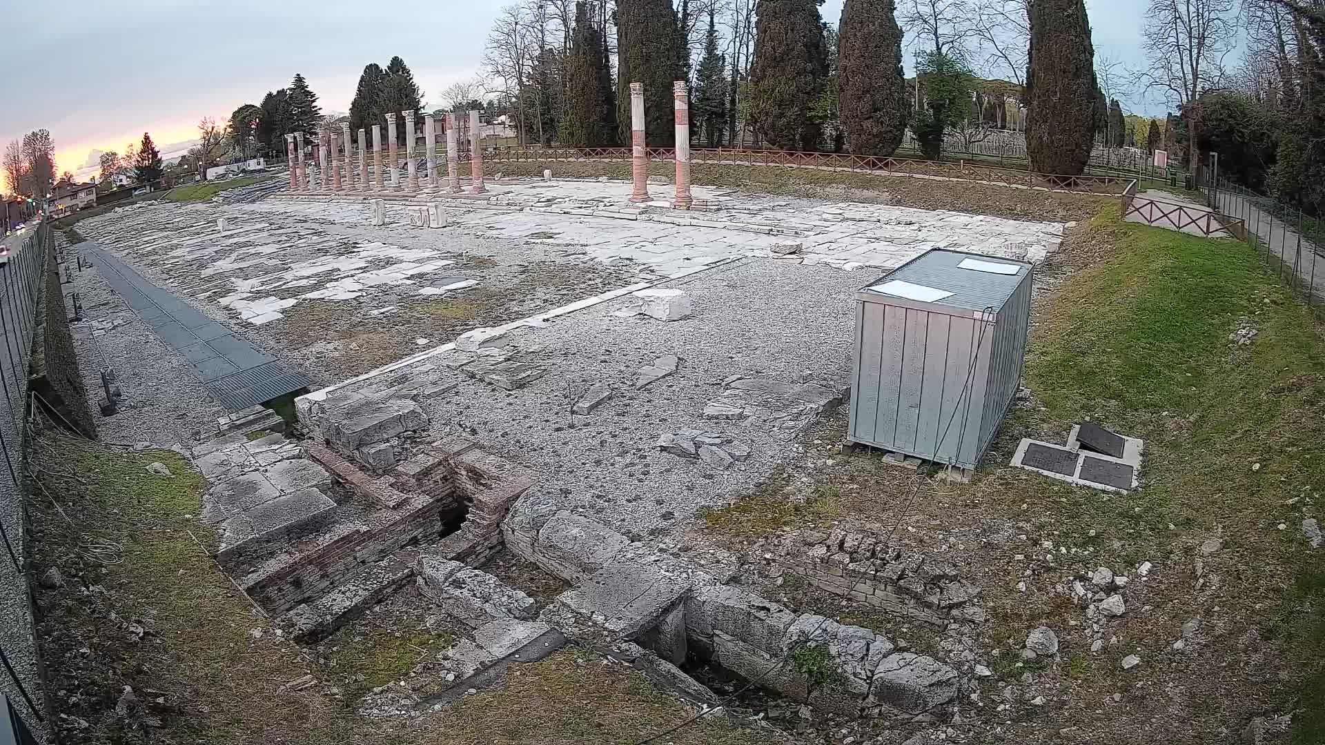 Webcam Forum Romanum von Aquileia – Liveblick auf das antike Zentrum