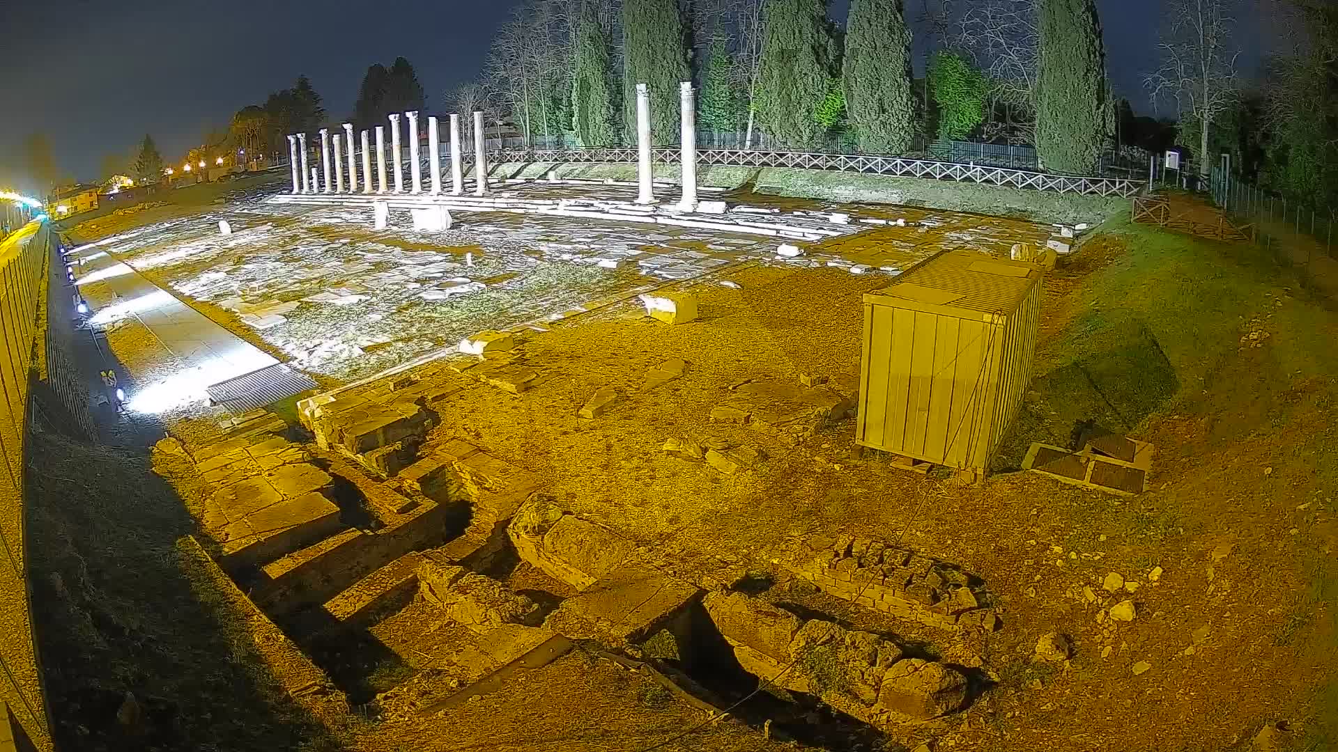 Webcam Forum Romanum von Aquileia – Liveblick auf das antike Zentrum