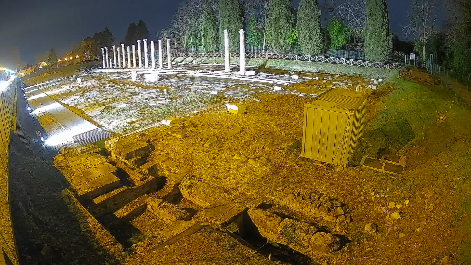 Webcam Forum Romanum von Aquileia – Liveblick auf das antike Zentrum