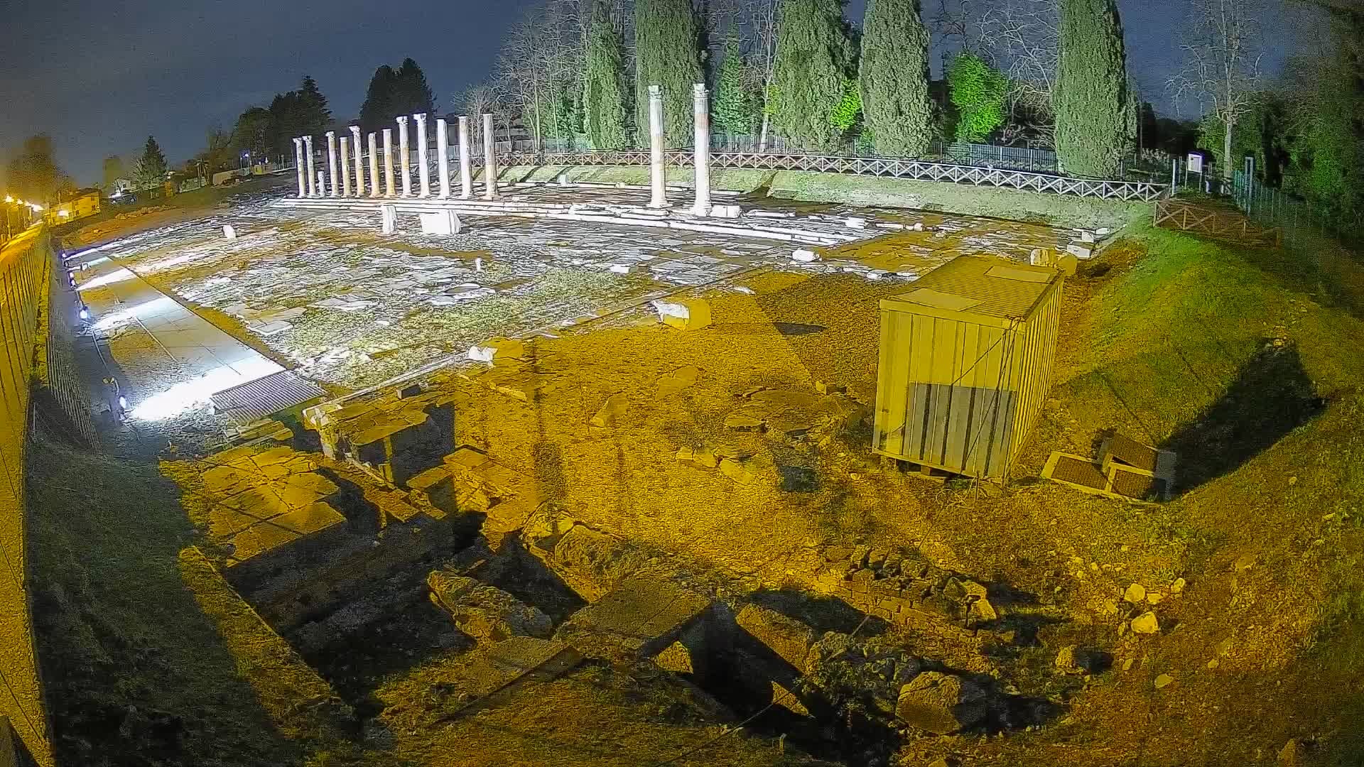 Webcam Forum Romanum von Aquileia – Liveblick auf das antike Zentrum