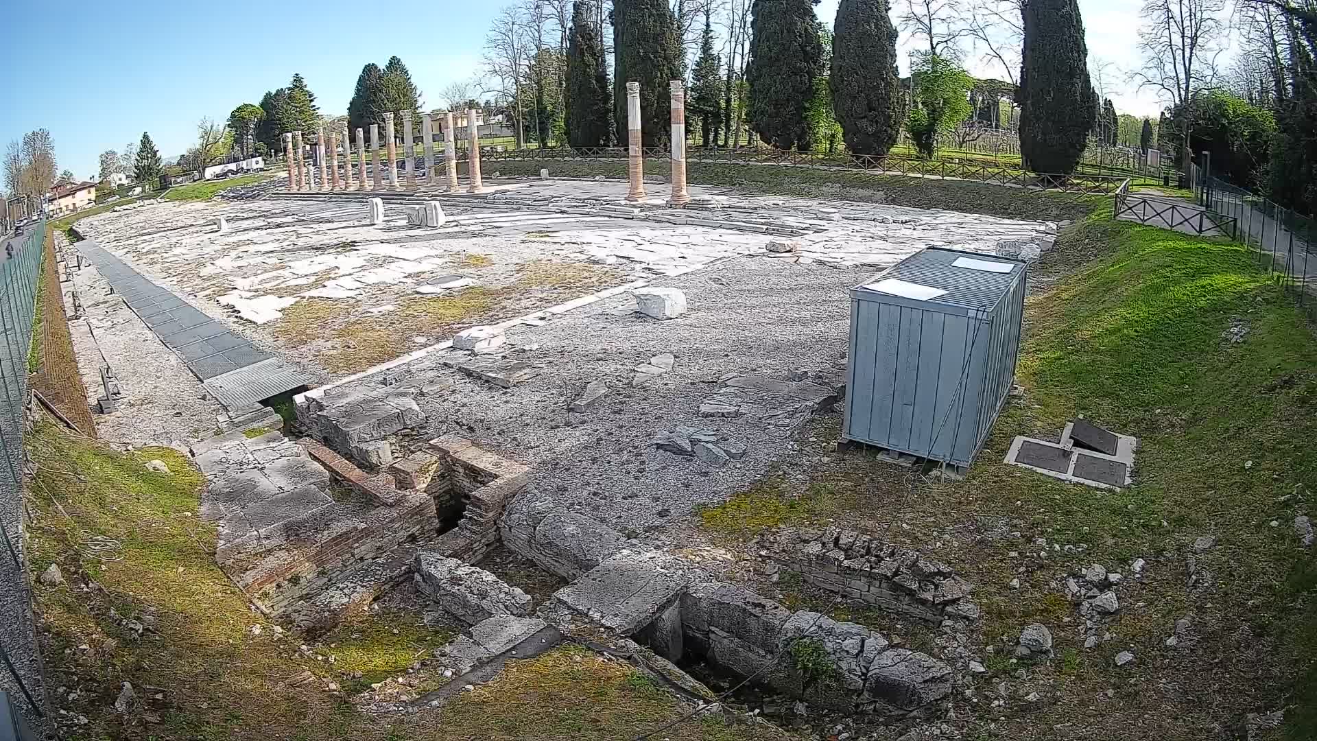 Webcam Foro Romano di Aquileia – Live View of the Ancient Roman Forum