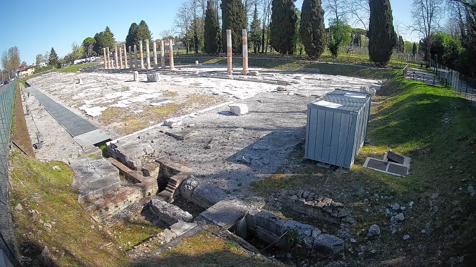 Webcam Foro Romano di Aquileia – Live View of the Ancient Roman Forum