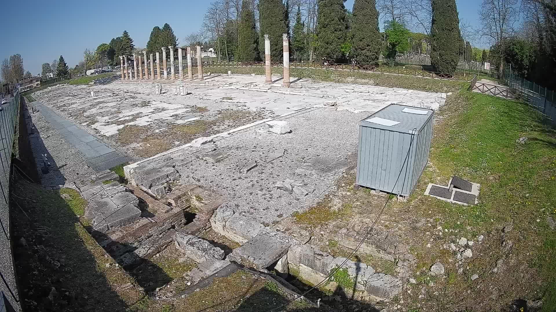Webcam Foro Romano di Aquileia – Live View of the Ancient Roman Forum