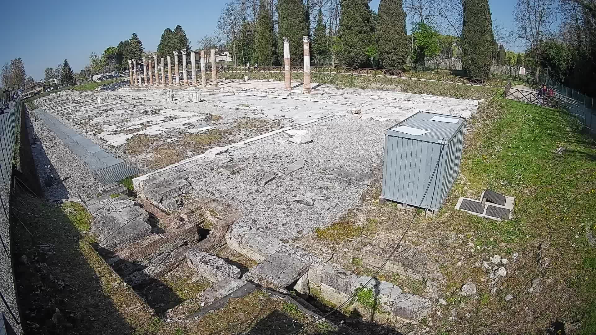 Webcam Foro Romano di Aquileia – Live View of the Ancient Roman Forum