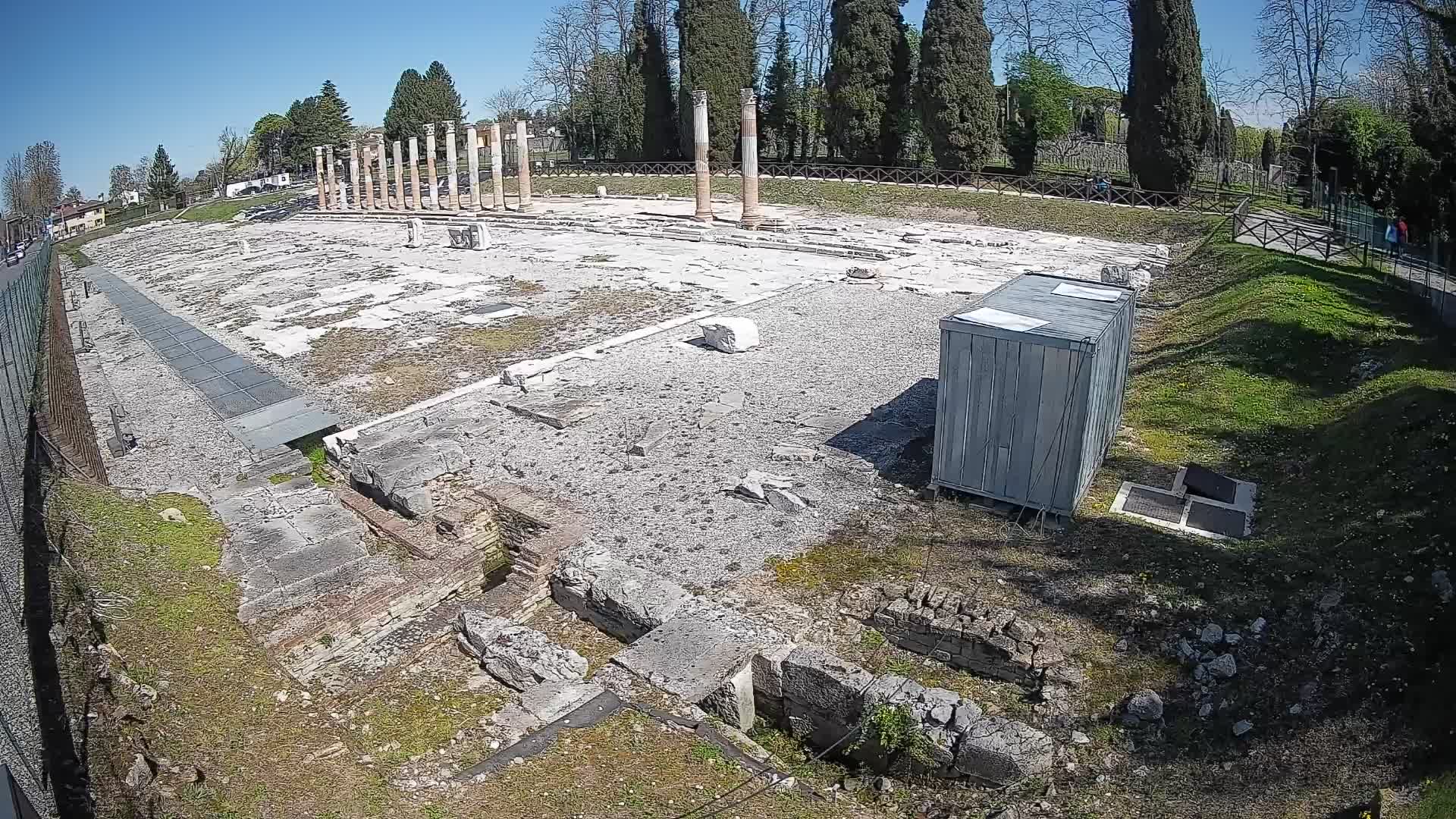 Webcam Foro Romano di Aquileia – Live View of the Ancient Roman Forum