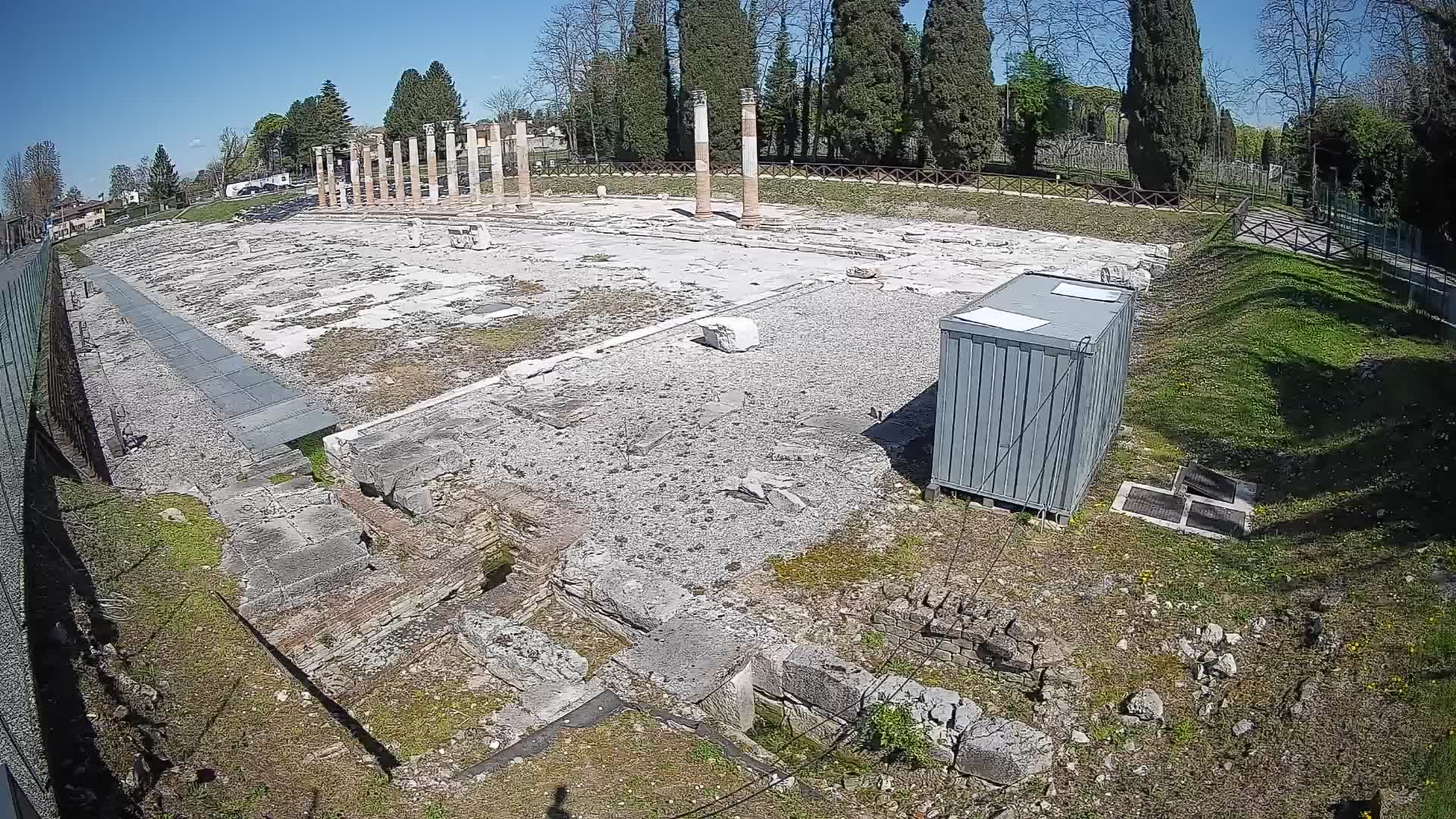 Webcam Forum Romanum von Aquileia – Liveblick auf das antike Zentrum
