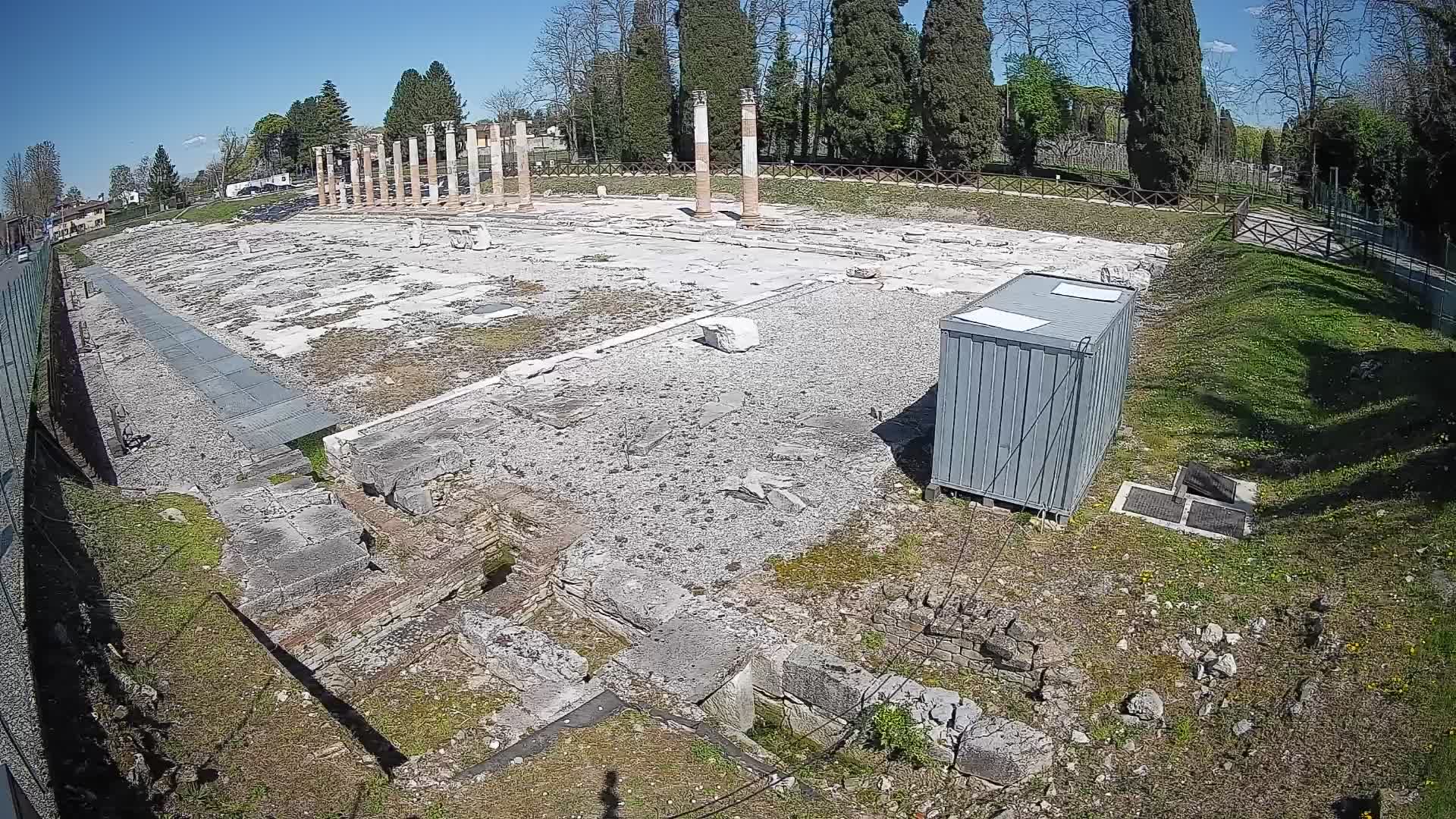 Webcam Foro Romano di Aquileia – Live View of the Ancient Roman Forum