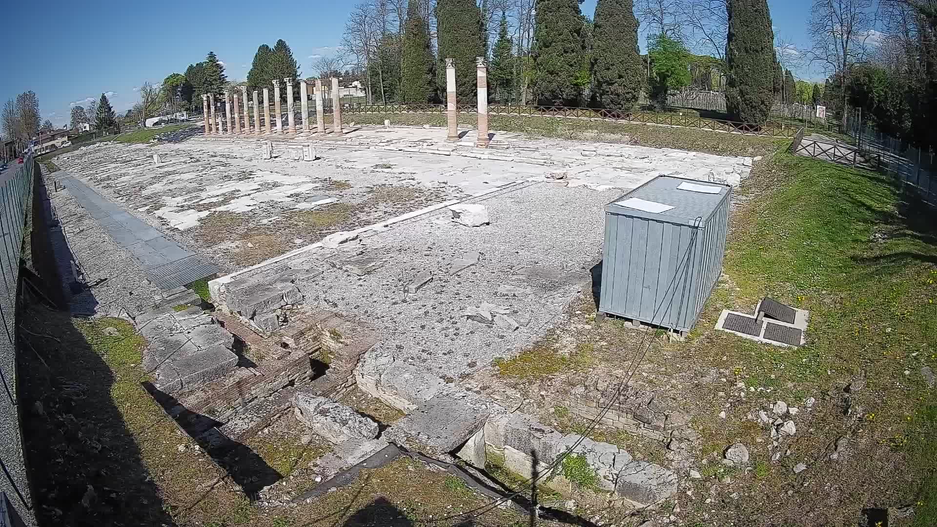 Webcam du Forum Romain d’Aquilée – Vue en direct du site antique