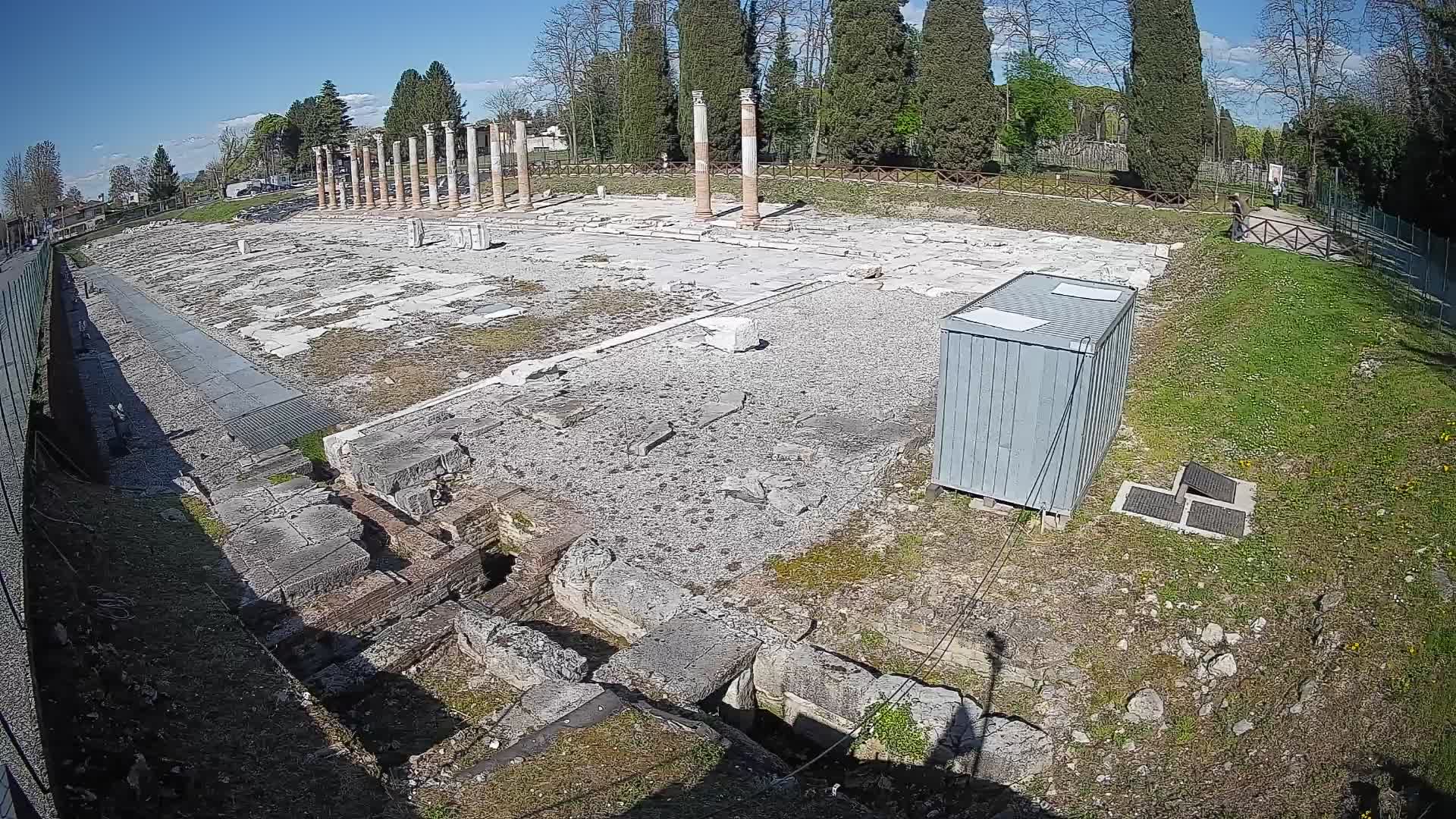Webcam Forum Romanum von Aquileia – Liveblick auf das antike Zentrum