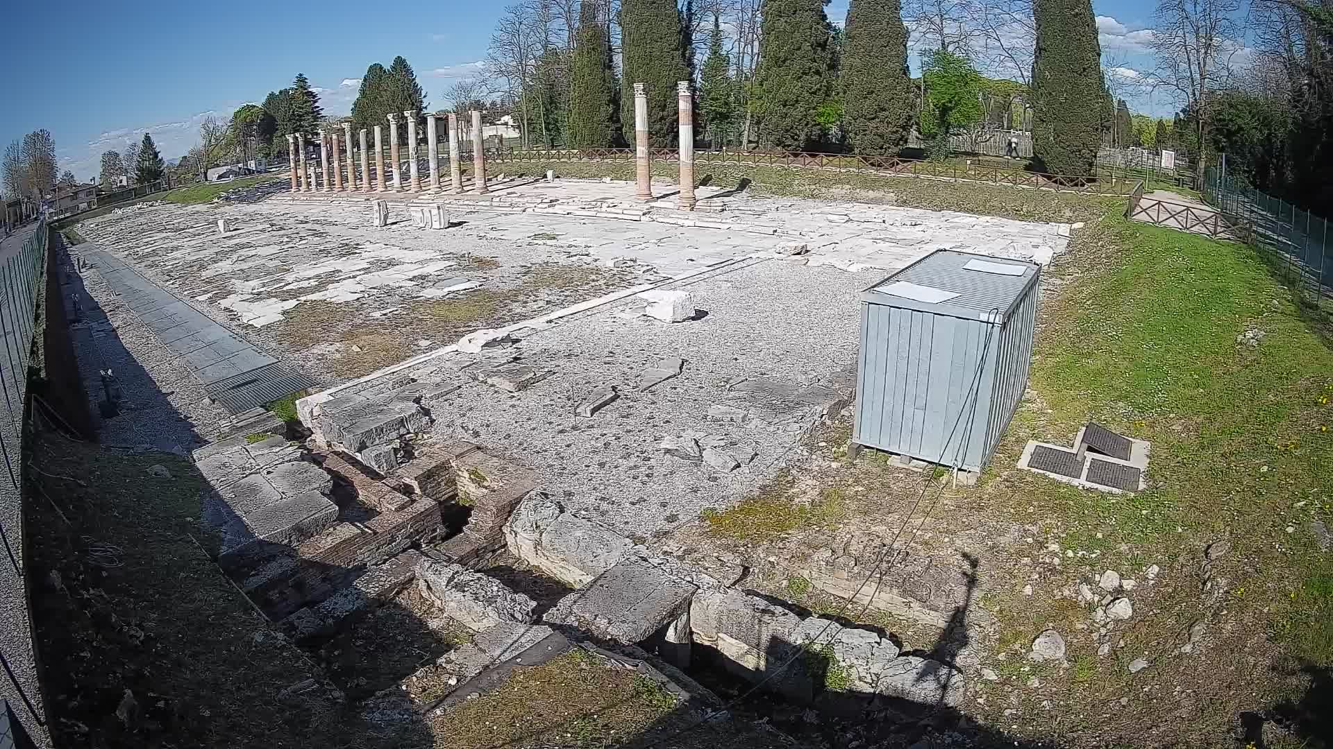 Webcam Forum Romanum von Aquileia – Liveblick auf das antike Zentrum