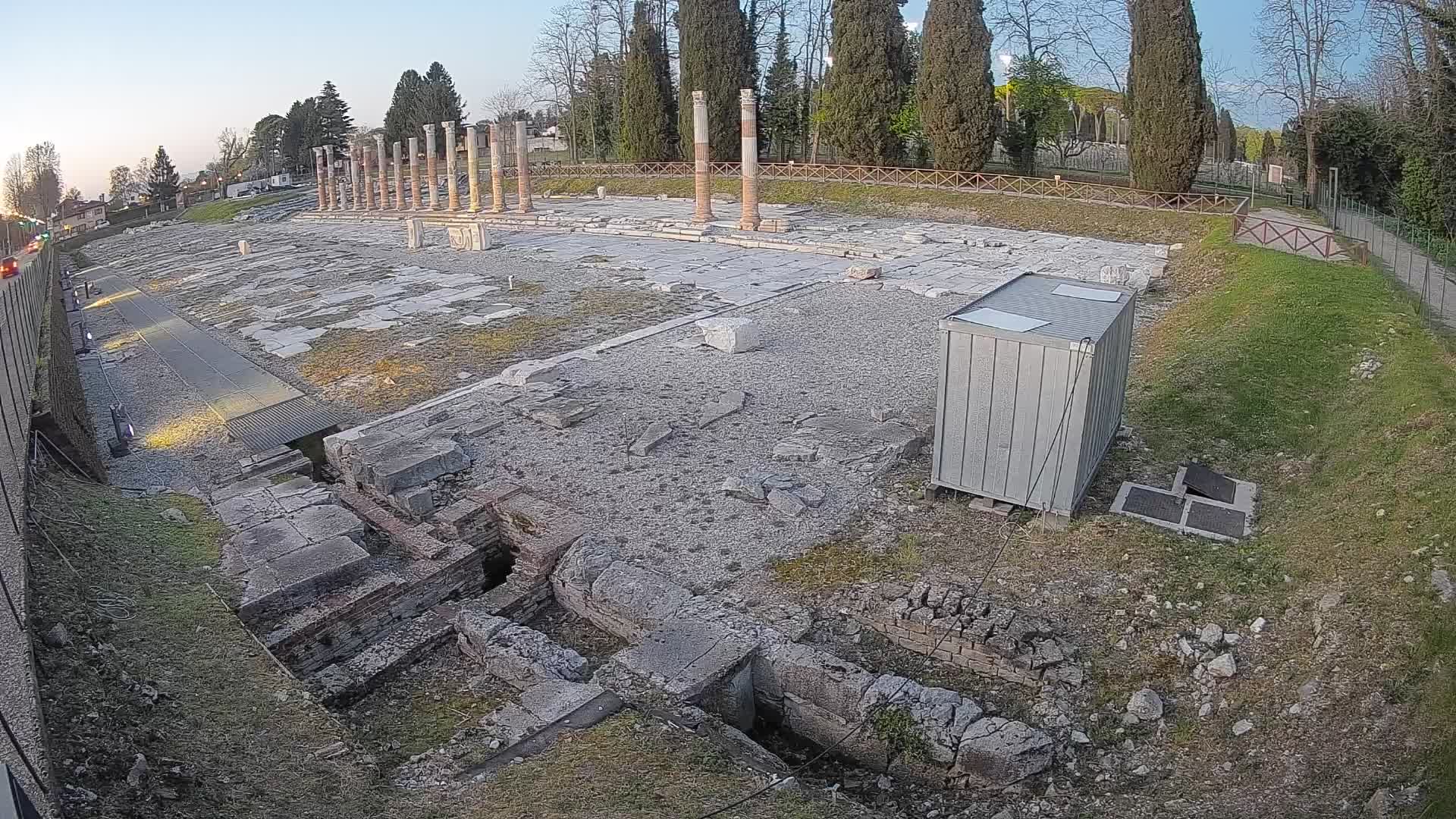 Webcam Foro Romano di Aquileia – Live View of the Ancient Roman Forum