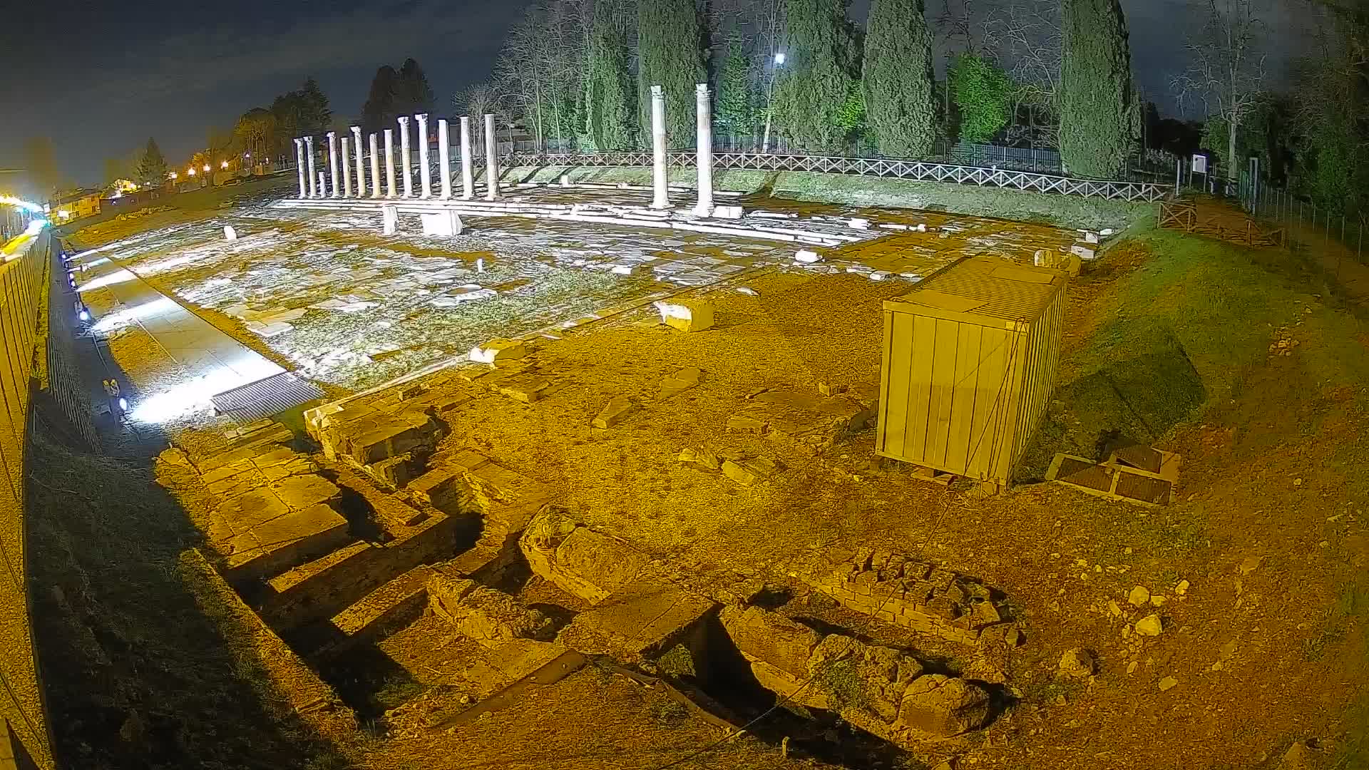 Webcam Foro Romano di Aquileia – Live View of the Ancient Roman Forum