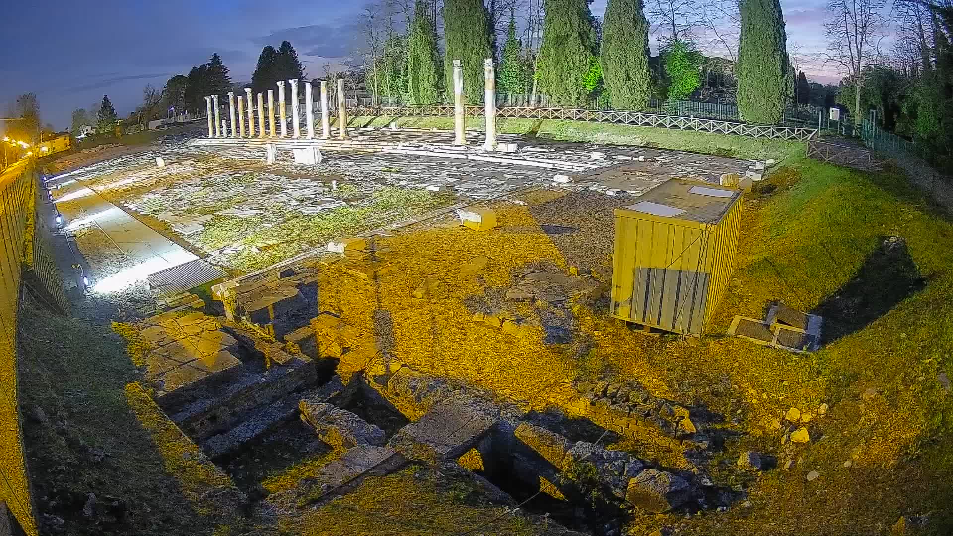 Webcam Foro Romano di Aquileia – Live View of the Ancient Roman Forum