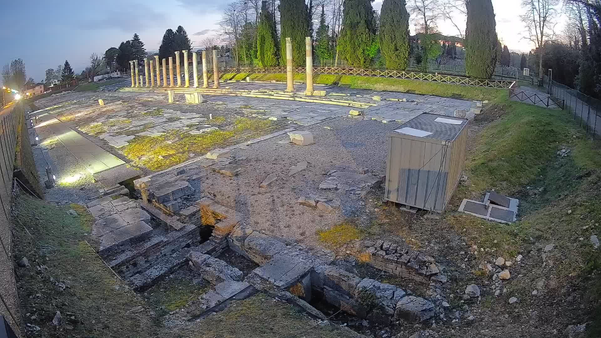 Webcam Forum Romanum von Aquileia – Liveblick auf das antike Zentrum