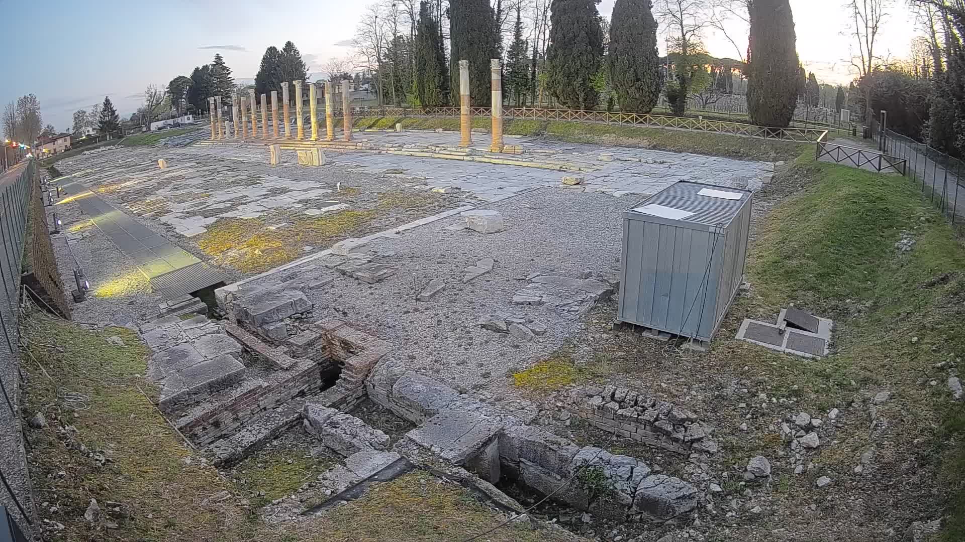 Webcam Foro Romano di Aquileia – Live View of the Ancient Roman Forum