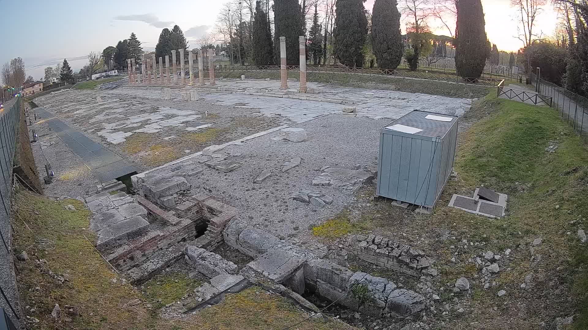 Webcam Foro Romano di Aquileia – Live View of the Ancient Roman Forum