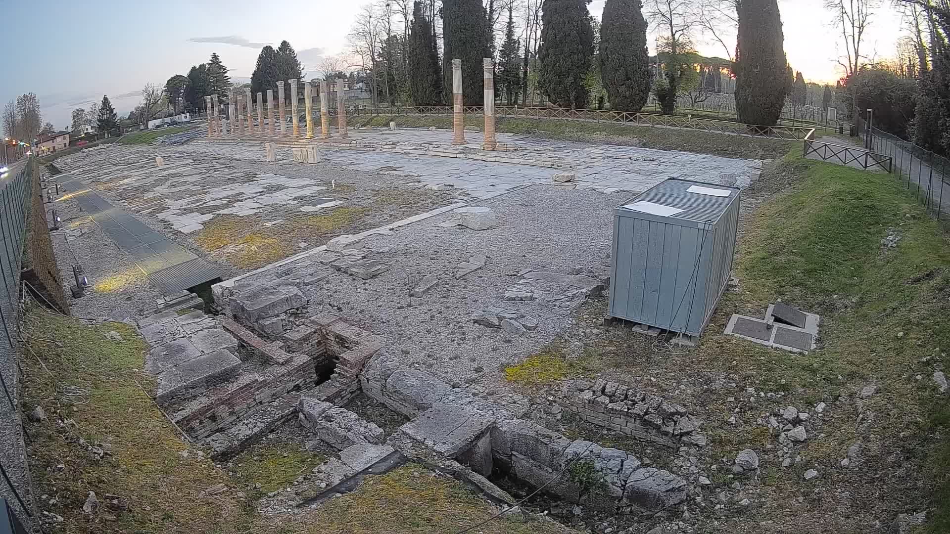 Webcam Foro Romano di Aquileia – Live View of the Ancient Roman Forum