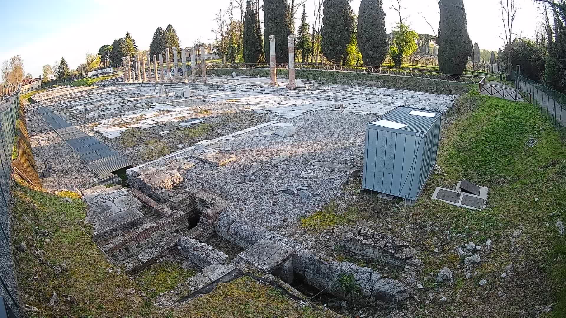 Webcam Foro Romano di Aquileia – Live View of the Ancient Roman Forum