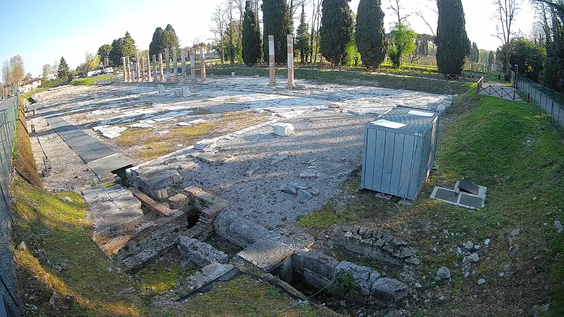 Webcam du Forum Romain d’Aquilée – Vue en direct du site antique