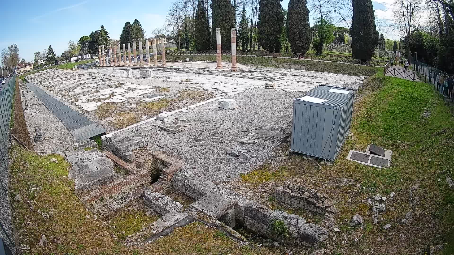 Webcam Forum Romanum von Aquileia – Liveblick auf das antike Zentrum