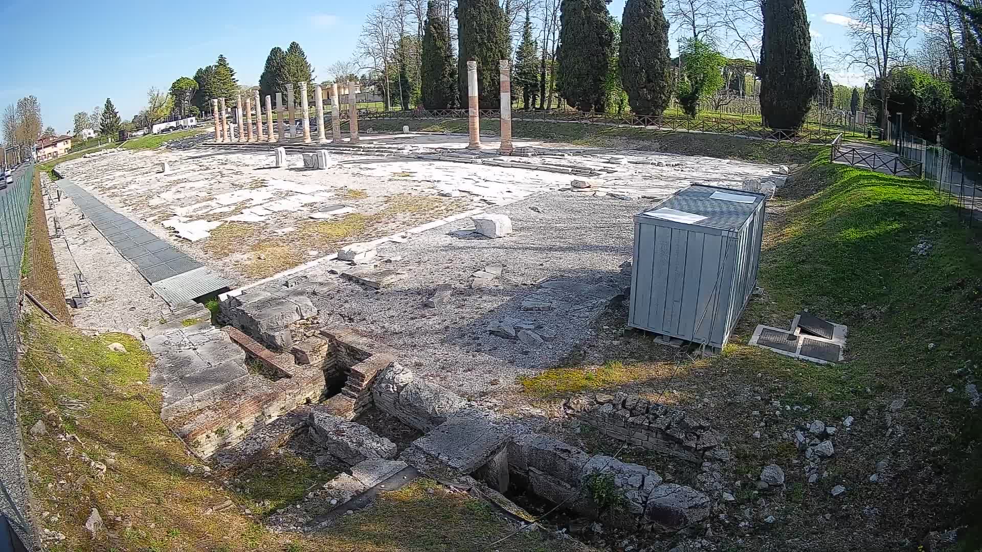Webcam Foro Romano di Aquileia – Live View of the Ancient Roman Forum