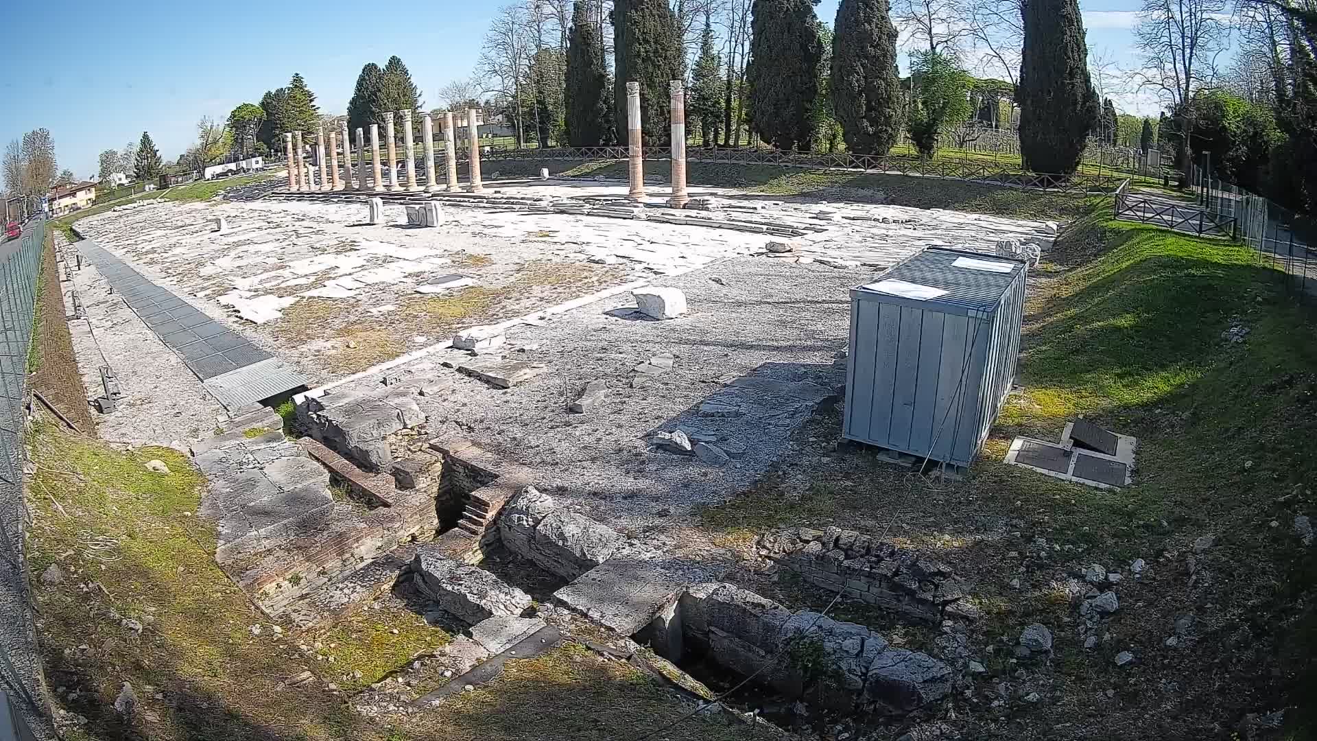Webcam Foro Romano di Aquileia – Live View of the Ancient Roman Forum