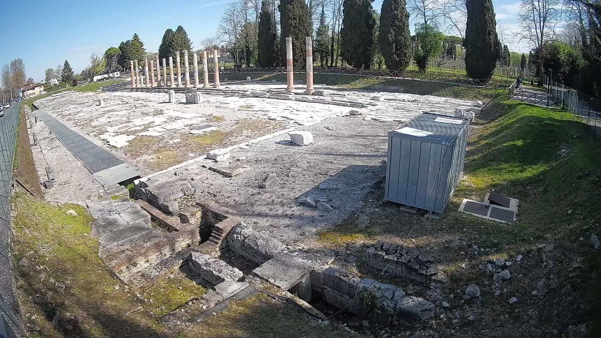 Webcam Forum Romanum von Aquileia – Liveblick auf das antike Zentrum
