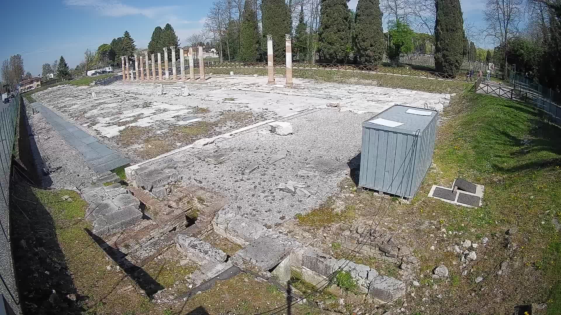 Webcam Forum Romanum von Aquileia – Liveblick auf das antike Zentrum
