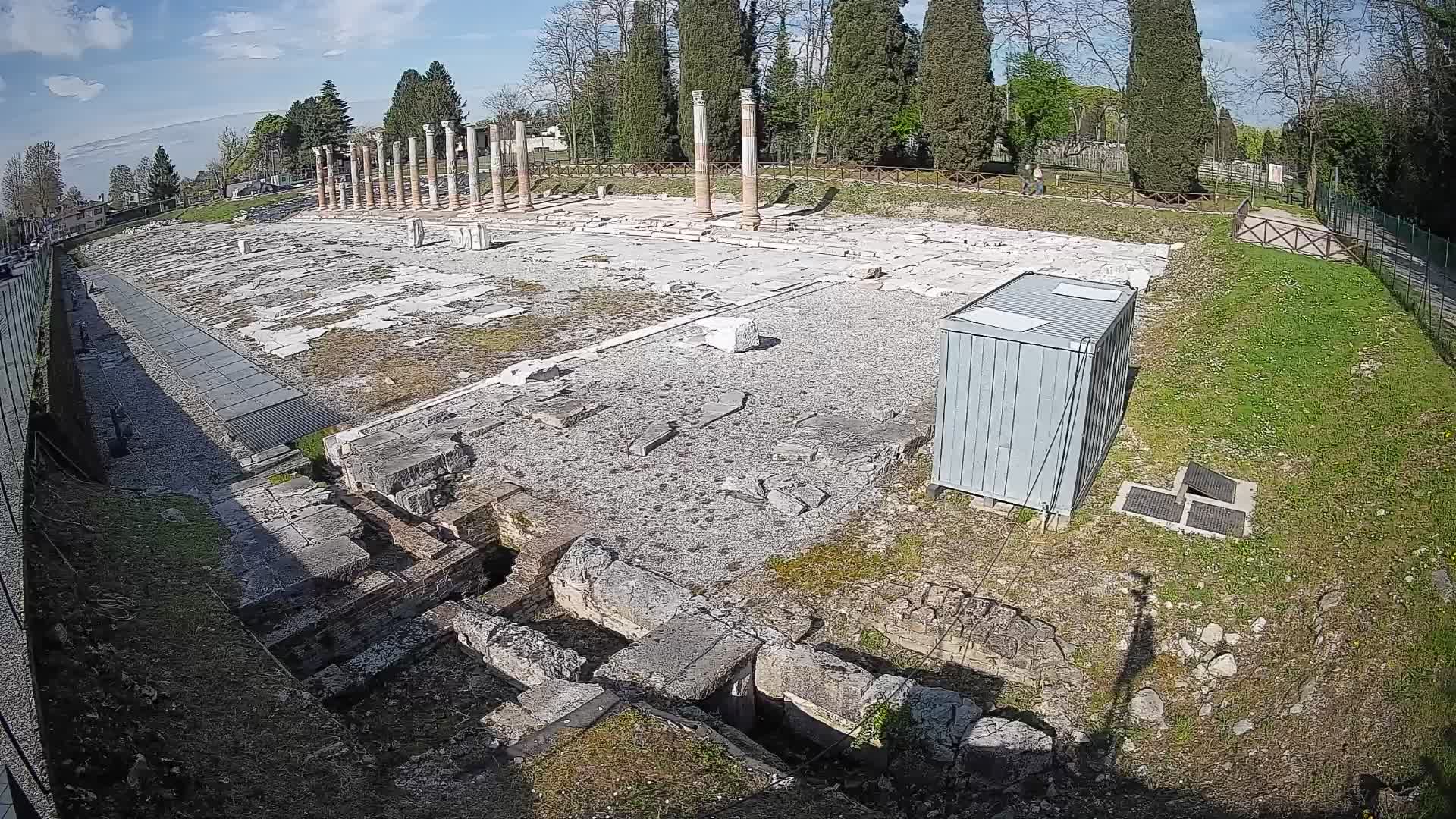 Webcam Foro Romano di Aquileia – Live View of the Ancient Roman Forum