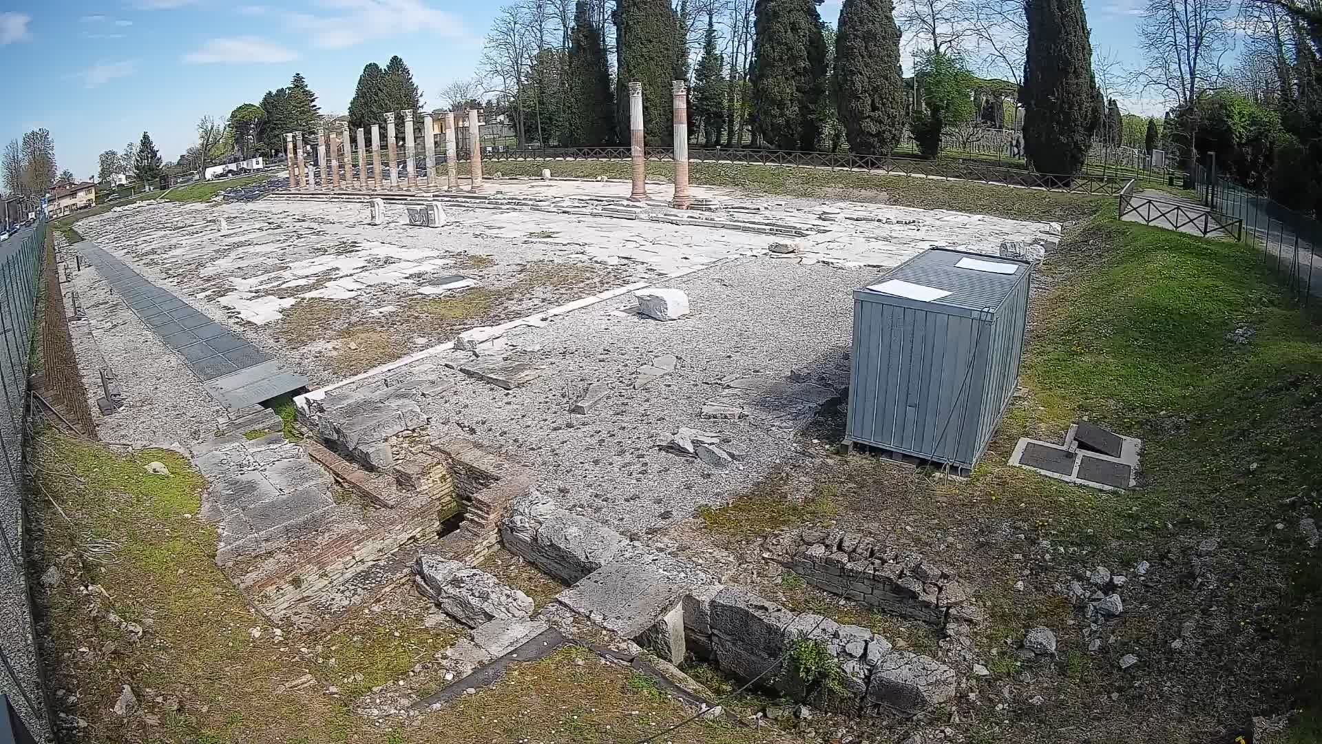 Webcam Foro Romano di Aquileia – Live View of the Ancient Roman Forum