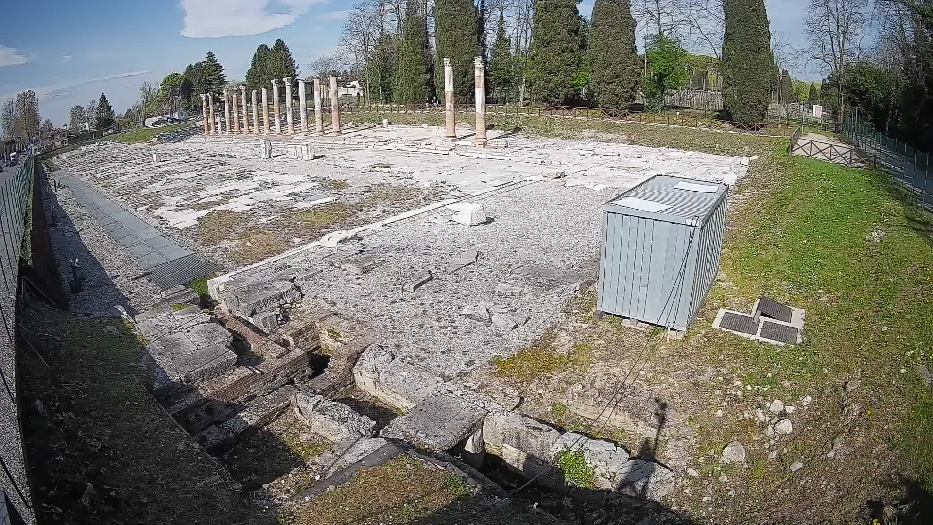 Webcam Foro Romano di Aquileia – Live View of the Ancient Roman Forum