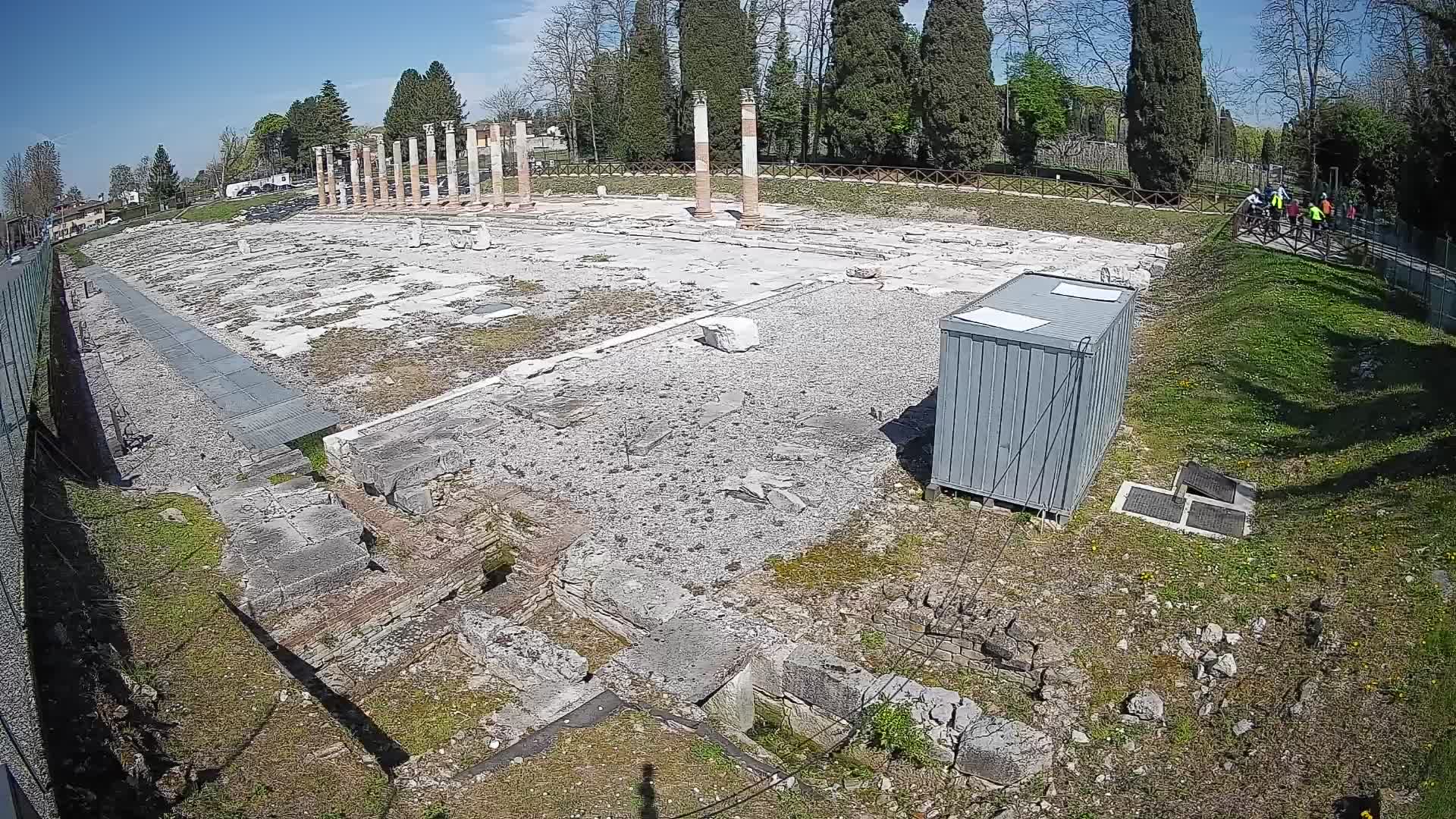 Webcam Foro Romano de Aquileia – Vista en vivo del Foro Romano