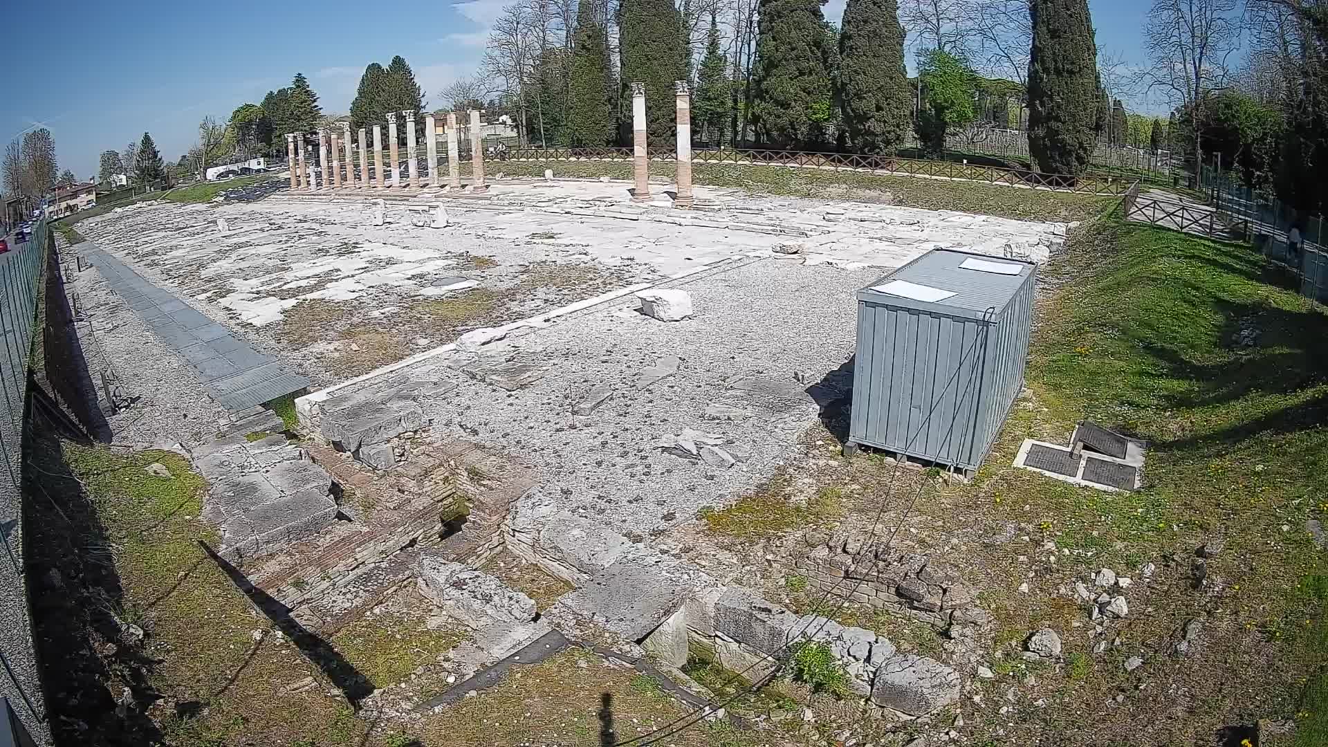 Webcam Foro Romano di Aquileia – Live View of the Ancient Roman Forum