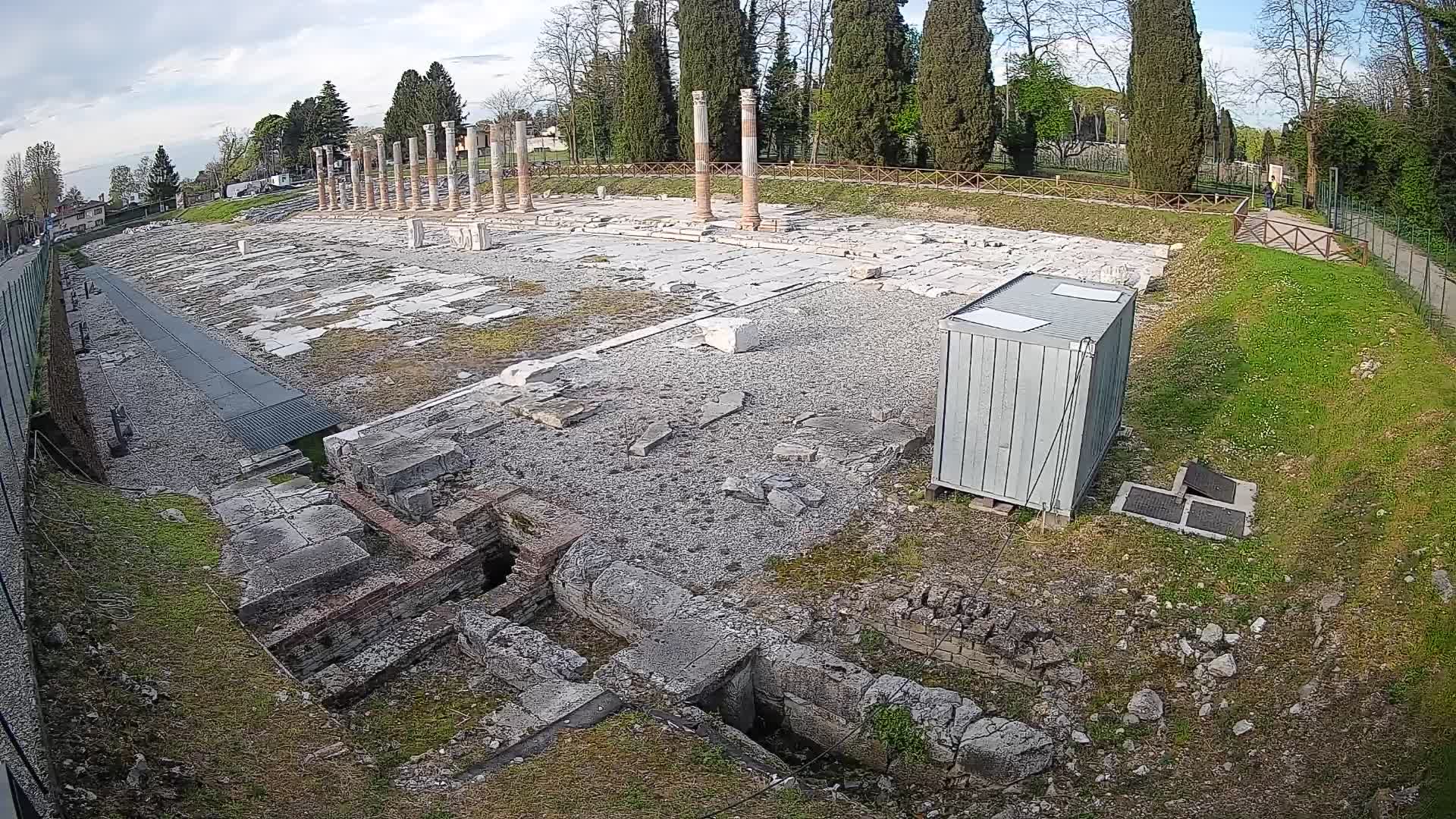 Webcam Foro Romano di Aquileia – Live View of the Ancient Roman Forum