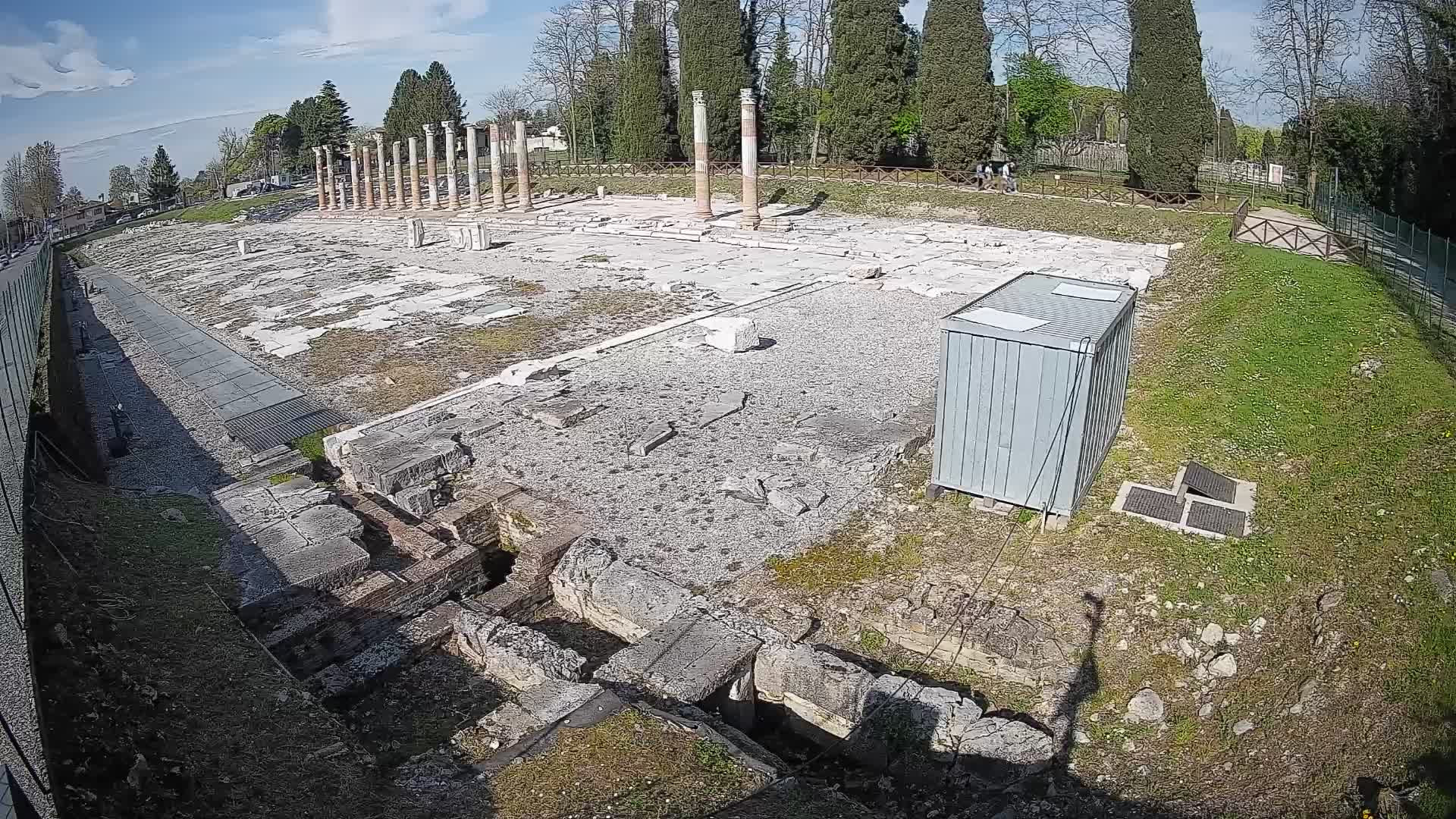 Webcam Foro Romano di Aquileia – Live View of the Ancient Roman Forum