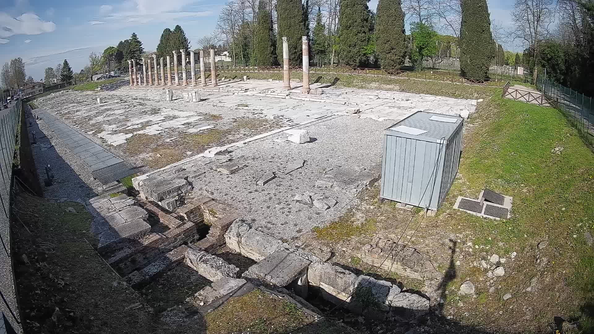 Webcam Foro Romano di Aquileia – Live View of the Ancient Roman Forum