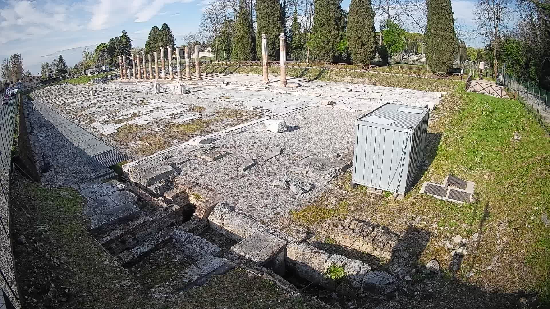 Webcam Foro Romano di Aquileia – Live View of the Ancient Roman Forum