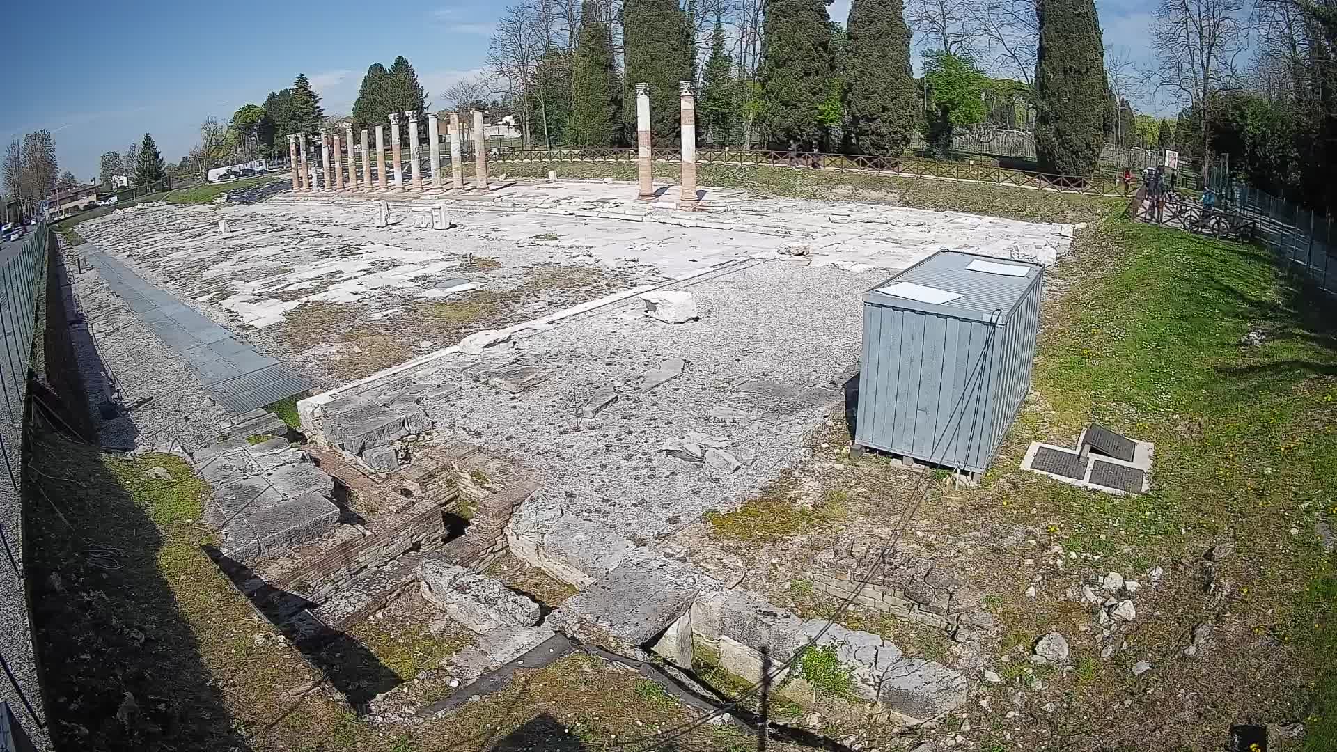 Webcam Foro Romano de Aquileia – Vista en vivo del Foro Romano