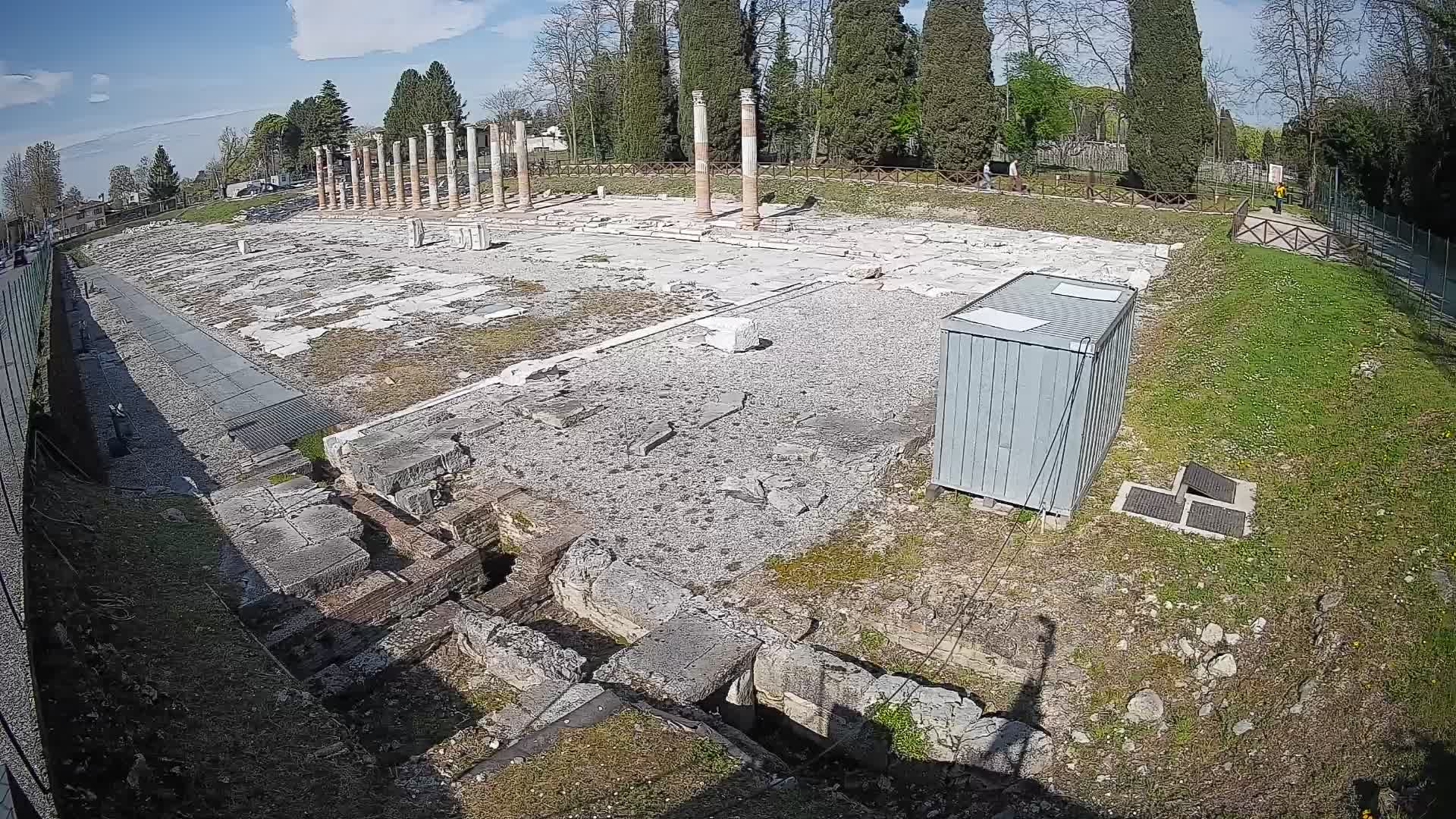 Webcam Foro Romano di Aquileia – Live View of the Ancient Roman Forum