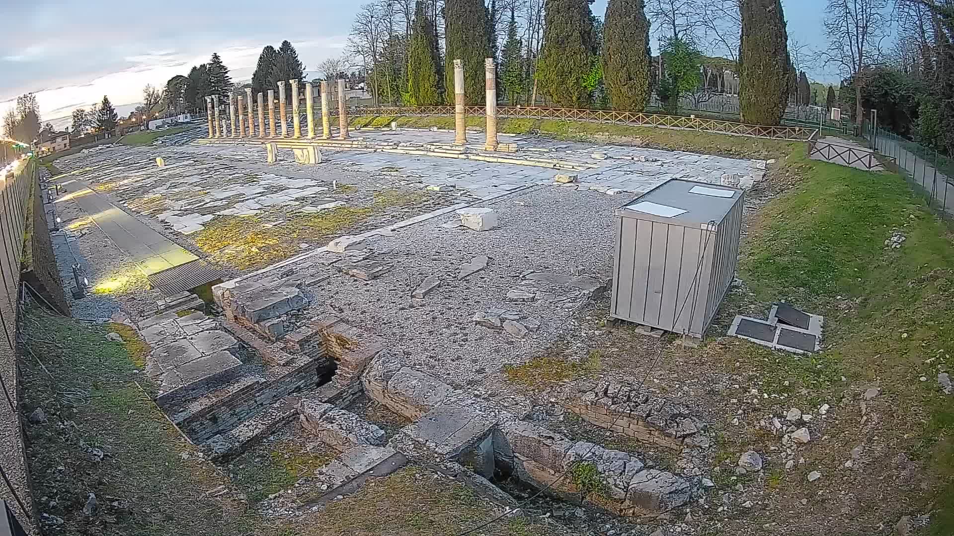 Webcam Foro Romano di Aquileia – Live View of the Ancient Roman Forum