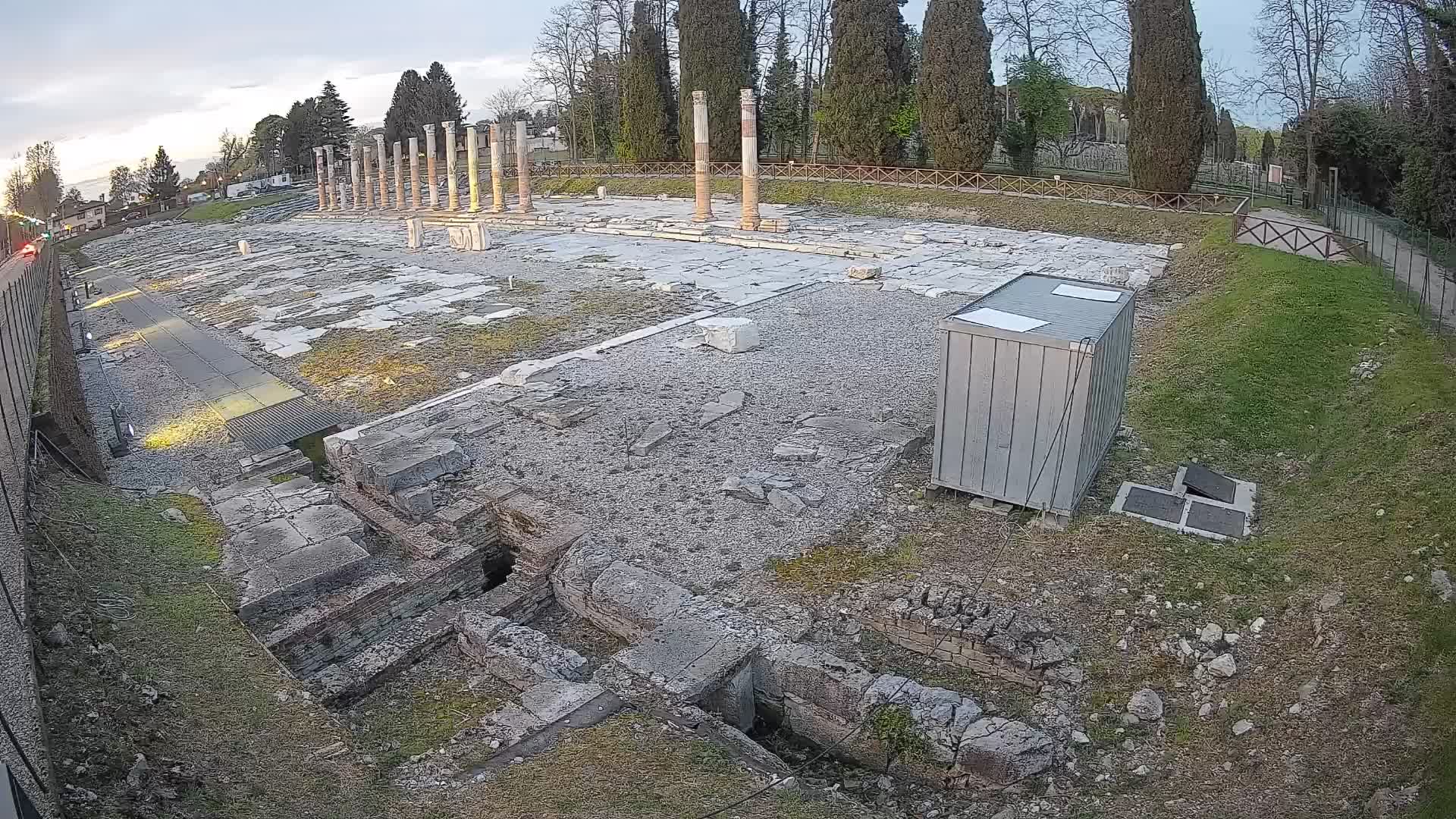 Webcam Forum Romanum von Aquileia – Liveblick auf das antike Zentrum